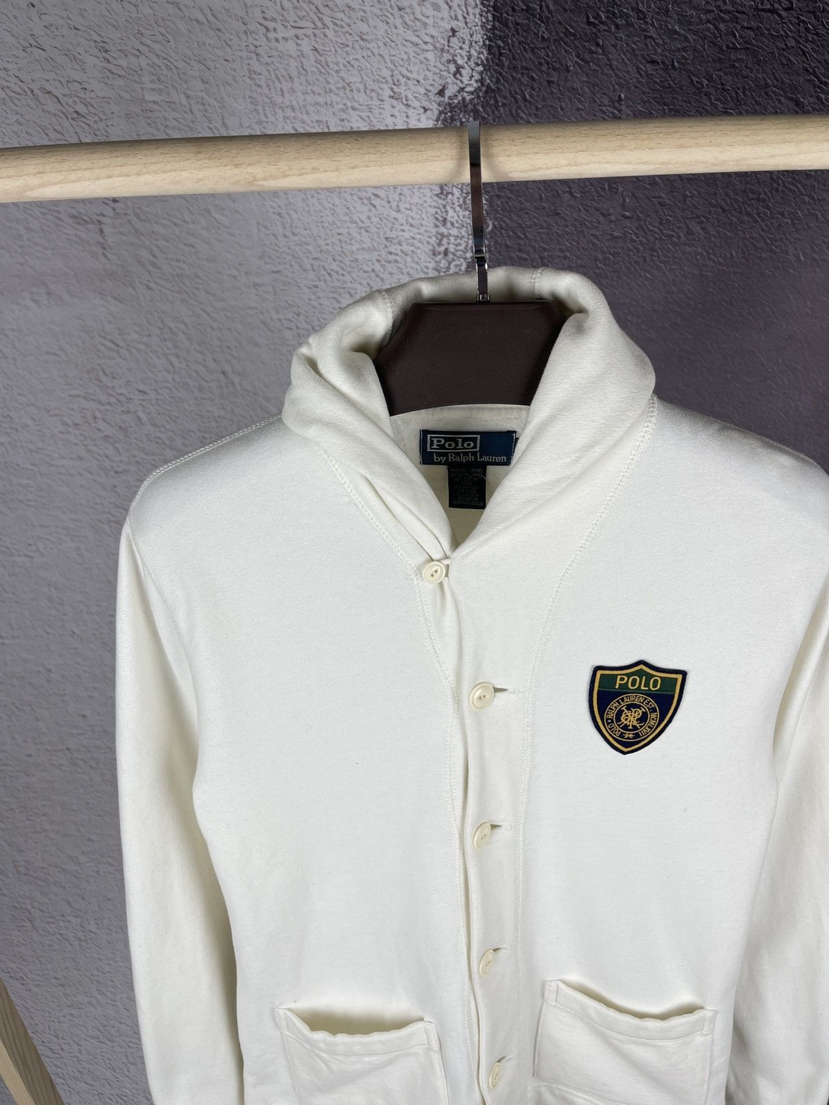 Polo Ralph Lauren Polo Ralph Lauren white cardigan sweater pockets button up Size US S / EU 44-46 / 1 - 5 Thumbnail