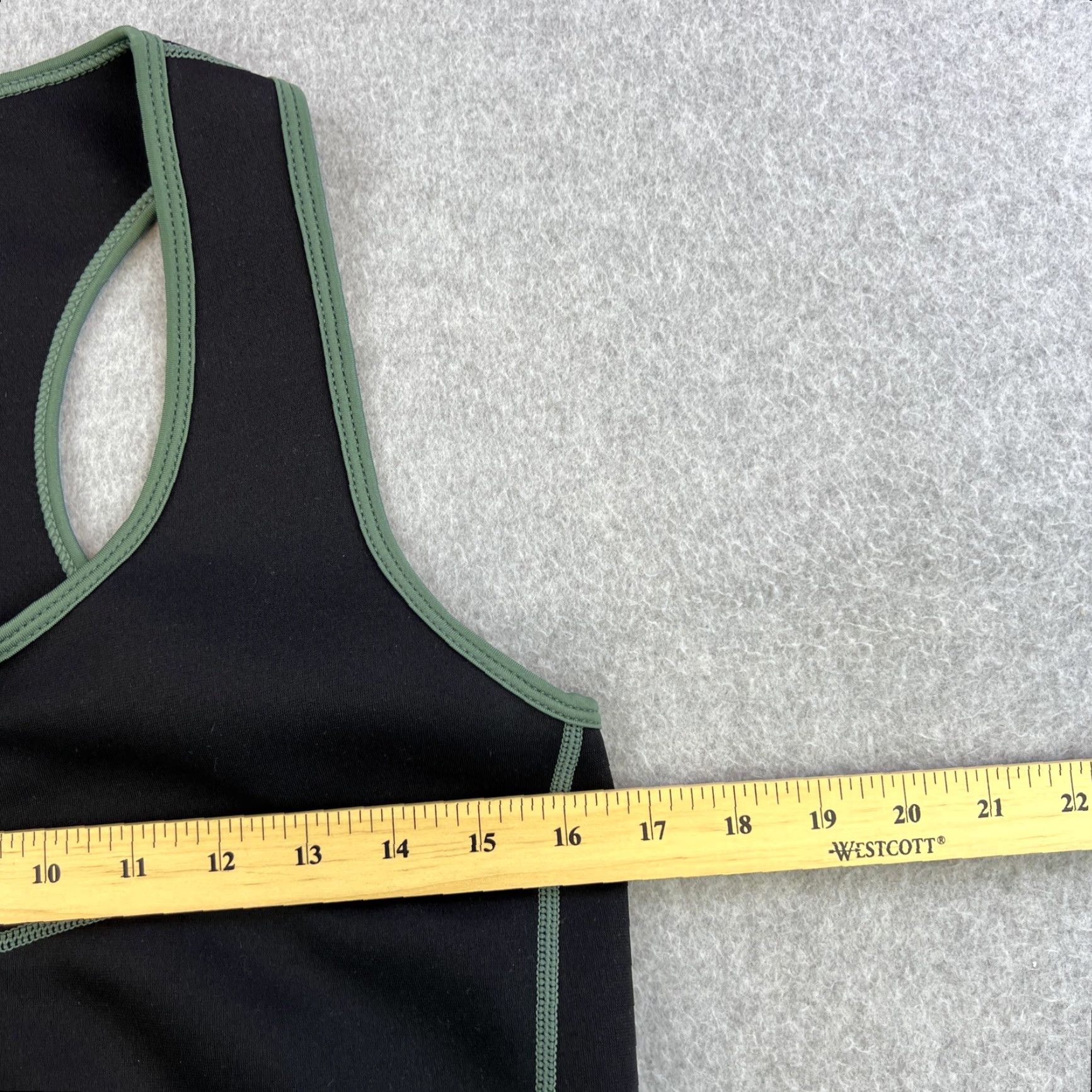 Vintage Crane Sauna Vest Womens XL Black Full Zip Sleeveless Tank Top Ladies Size XL / US 12-14 / IT 48-50 - 2 Thumbnail