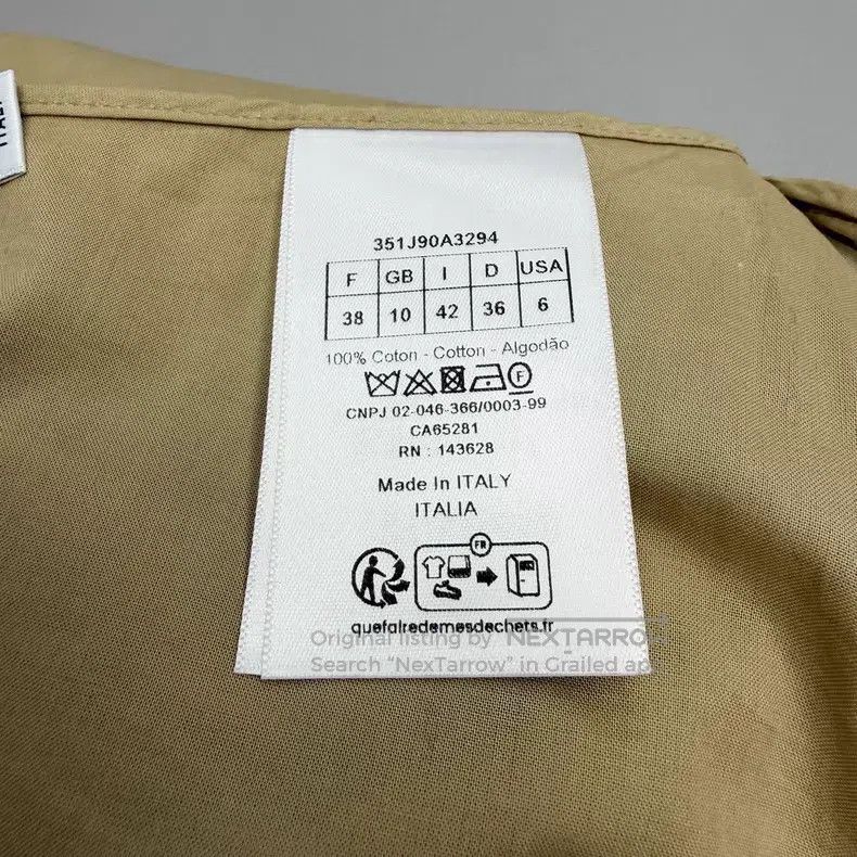 Dior Dior Brown city map skirt Size 25" / US 0 / IT 36 - 7 Thumbnail