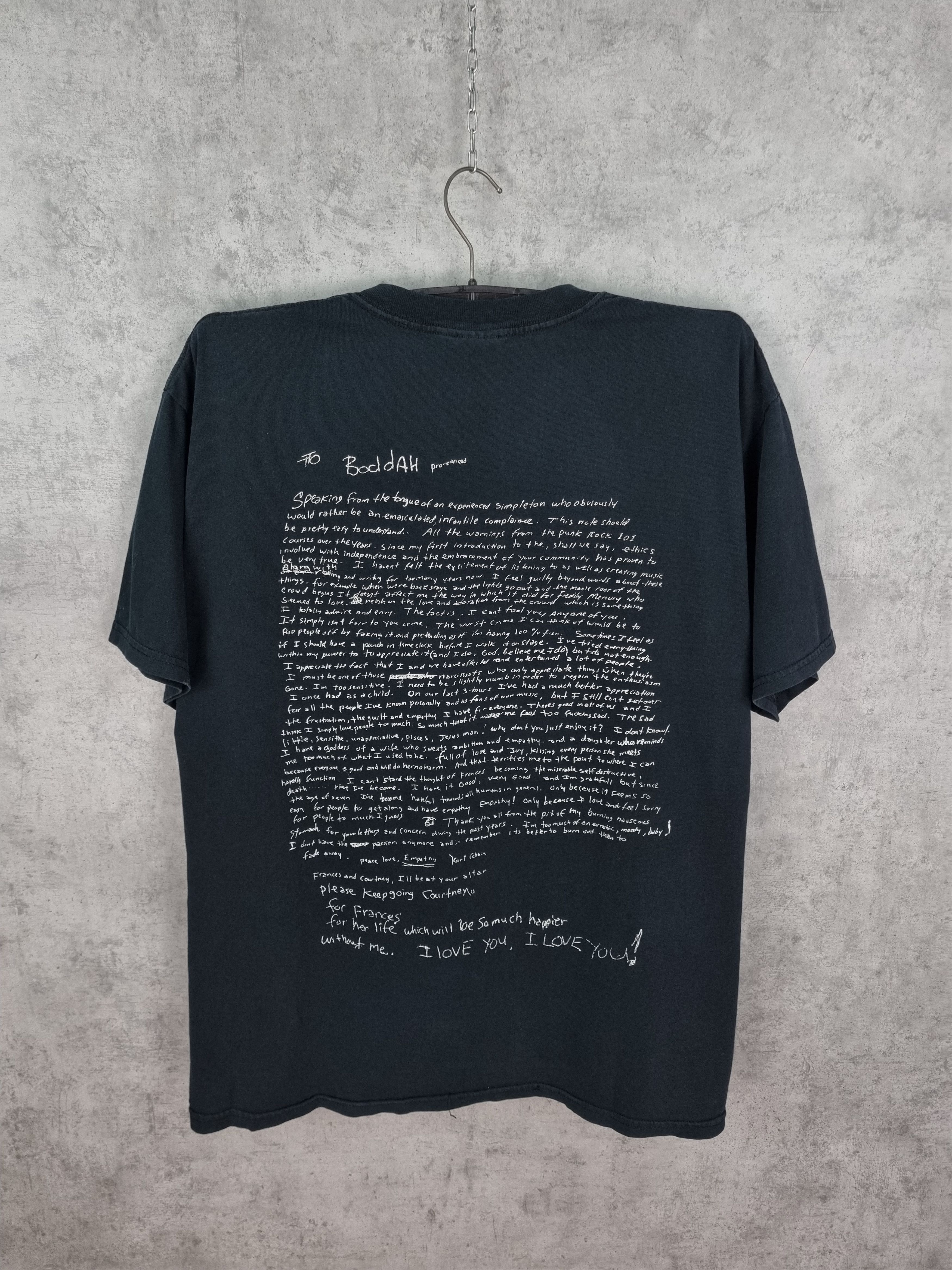 Band Tees × Nirvana NIRVANA BUDDDHIST BEATITUDE PORTRET KURT COBAIN BAND TEE Size US XL / EU 56 / 4 - 2 Thumbnail