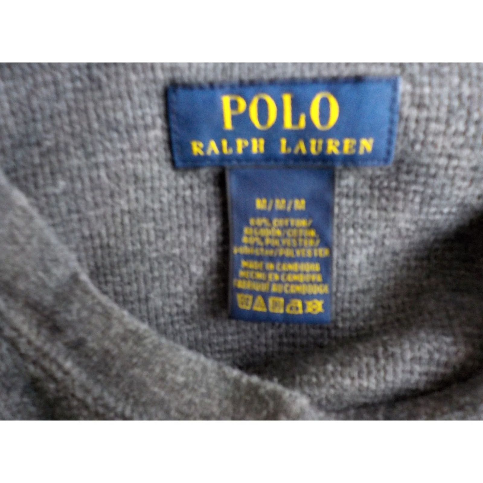 Polo Ralph Lauren Polo Ralph Lauren Waffle Weave T Shirt Gray Polo Ralph Lauren Shirt Mens M Gray 60% Cotton 40% Polyester Winter/90s vibes Size US M / EU 48-50 / 2 - 4 Thumbnail