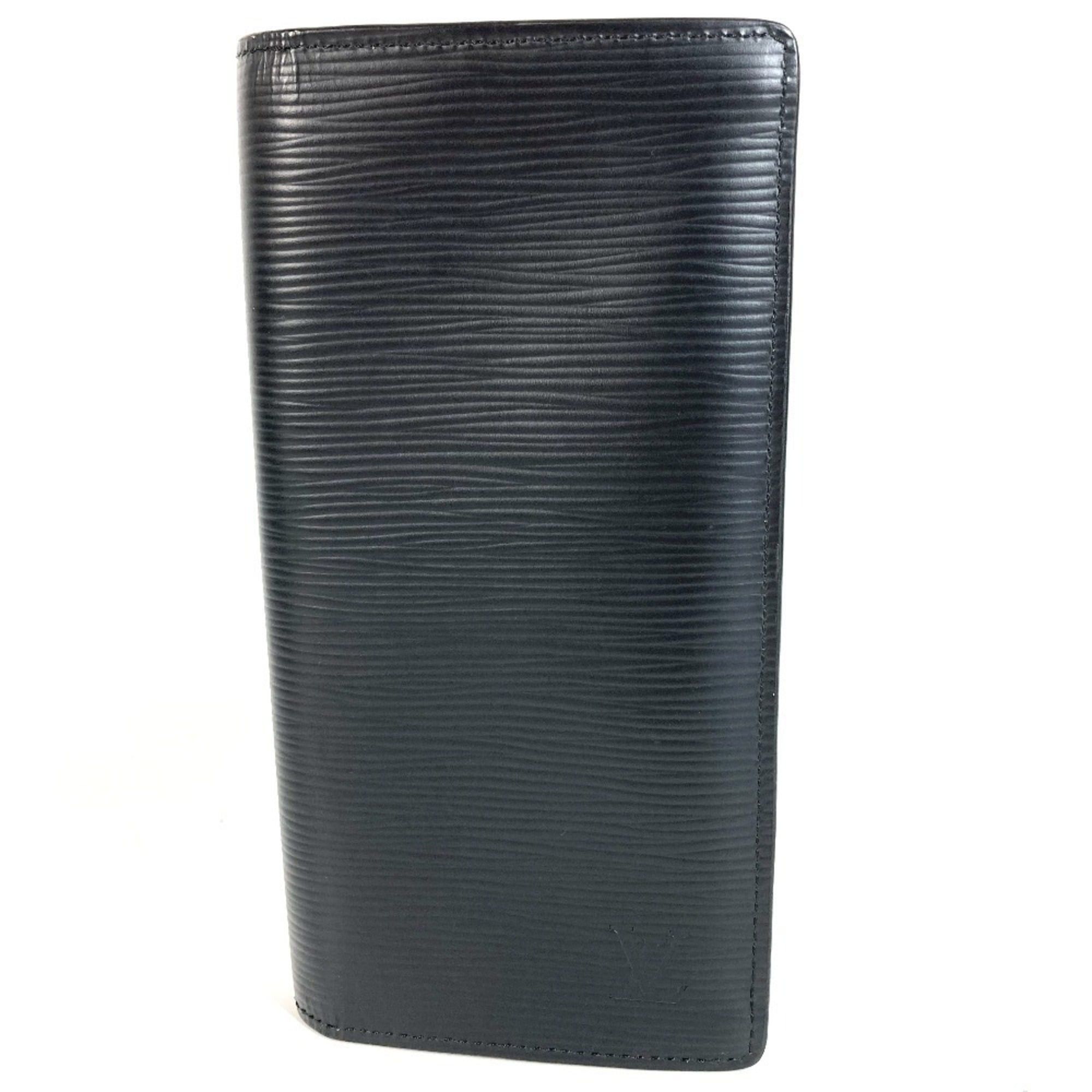 Louis Vuitton LOUIS VUITTON M60622 Epi Portefeuille Brazza Bi-fold Long Wallet, Leather, Men's/Women's, Noir Black Size ONE SIZE - 1 Thumbnail