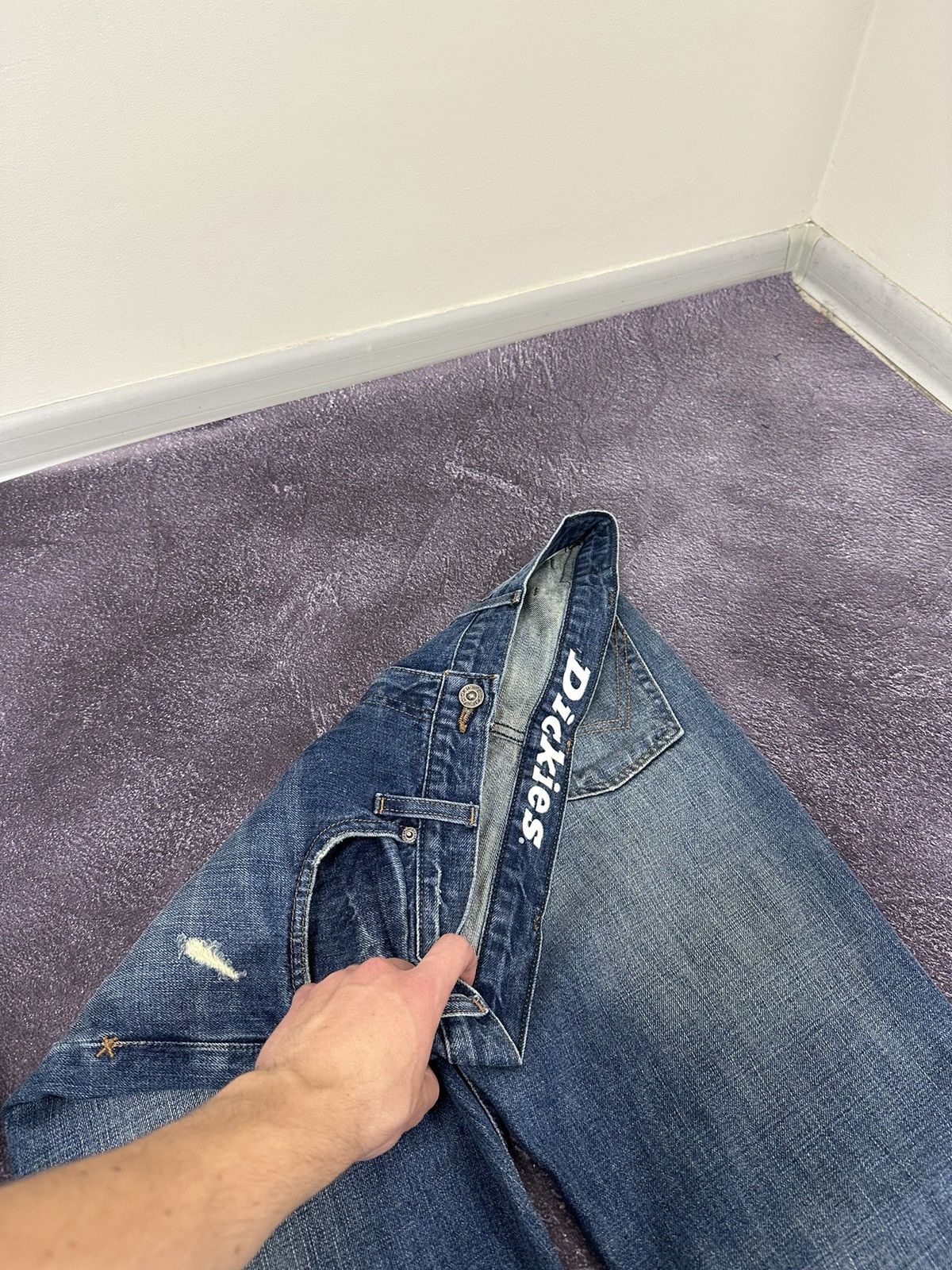 Dickies Vintage Dickies Distressed USA Faded Opium Work Hype Jeans Size US 34 / EU 50 - 7 Thumbnail