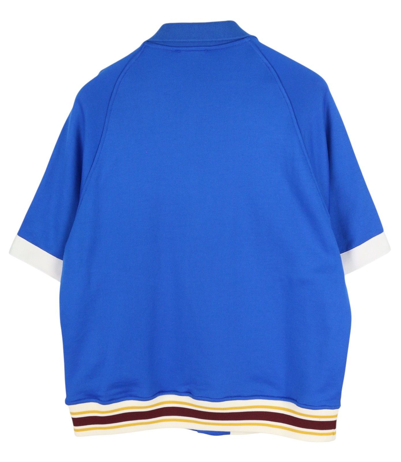 Diesel S-BOLIN M Blue Snap Button Polo Sweatshirt 41170 Size US M / EU 48-50 / 2 - 2 Thumbnail