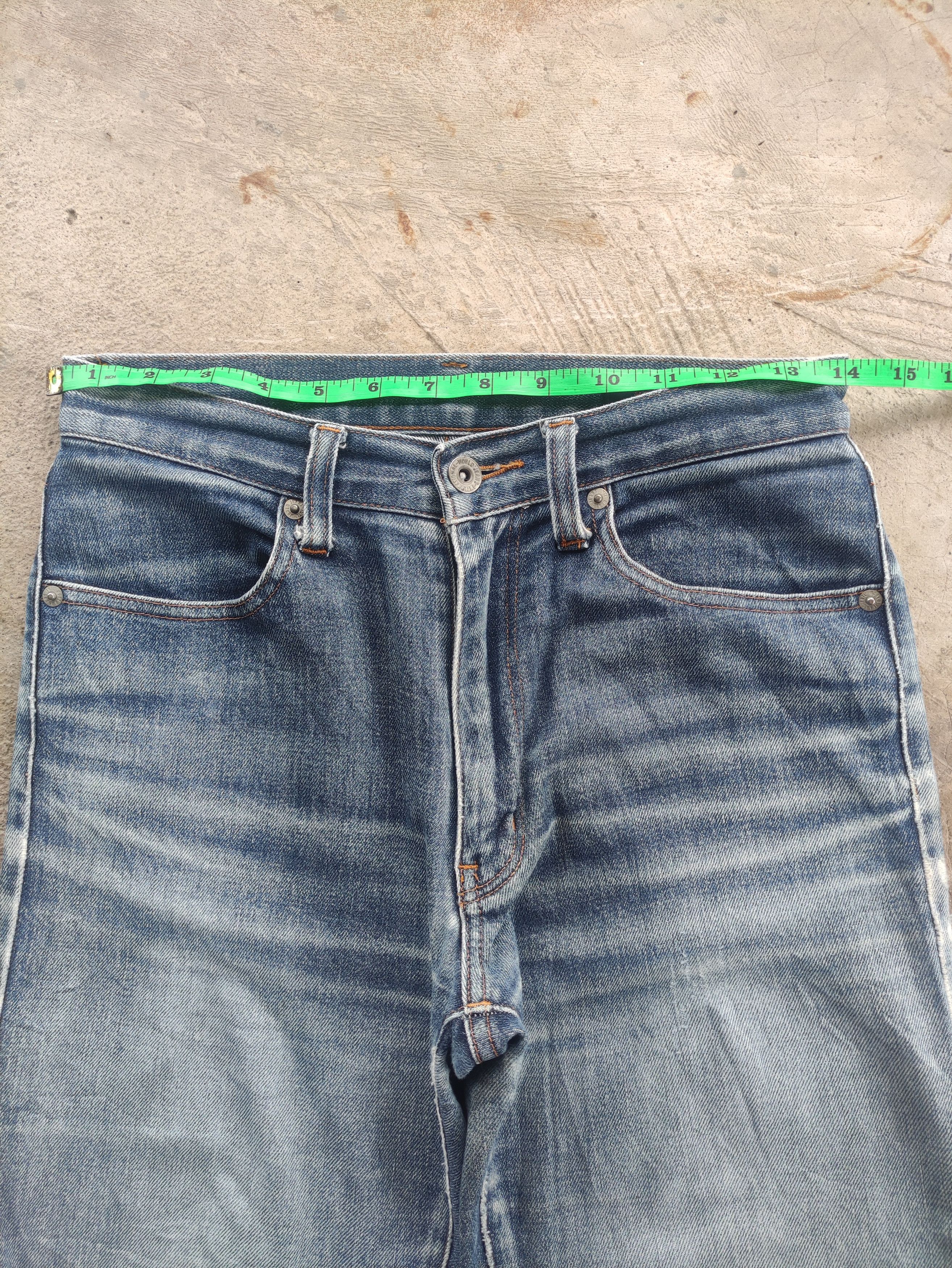 Japanese Brand Vintage Japanese Jean Distressed Faded Denim Pants Size 28" / US 6 / IT 42 - 6 Thumbnail