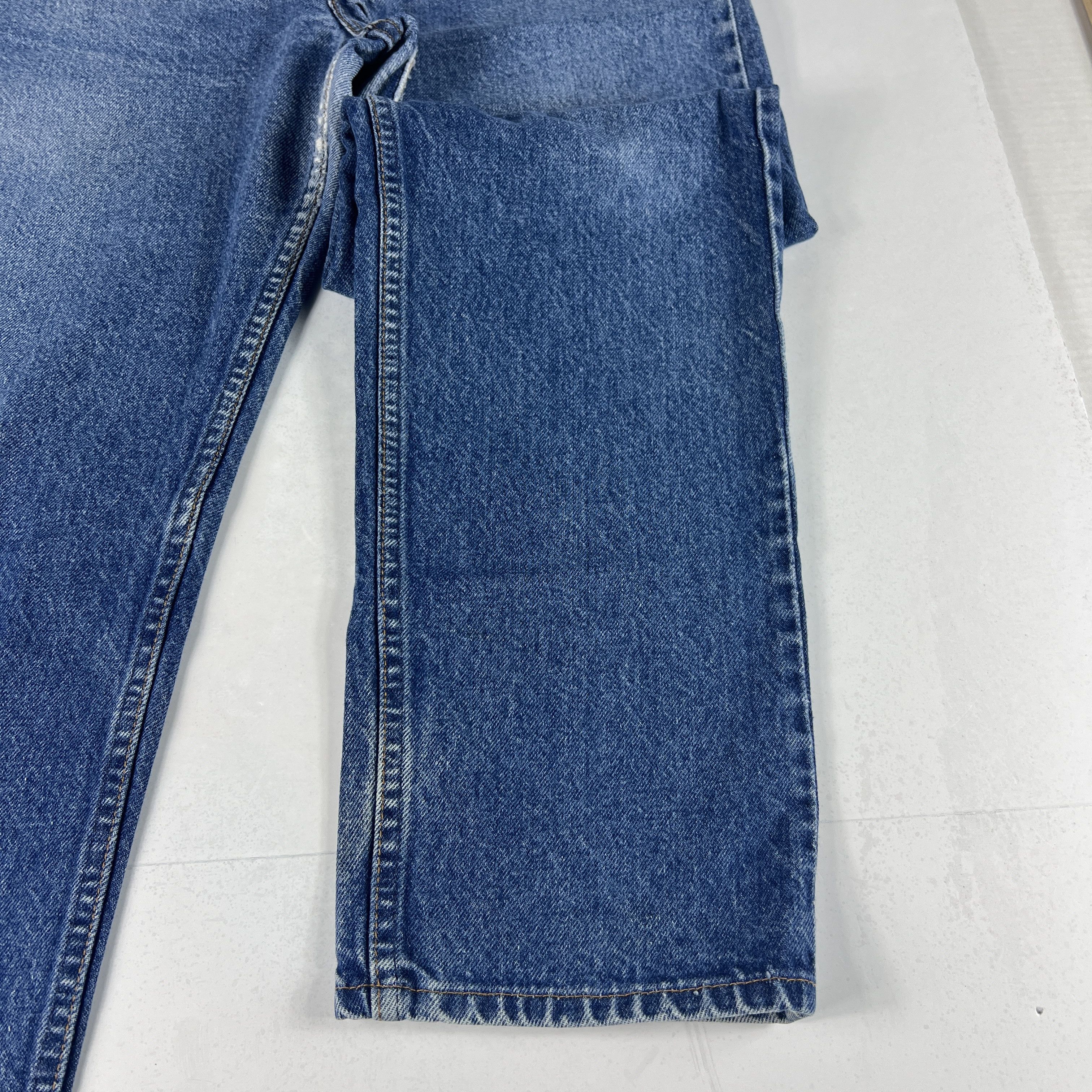 Levi's × Vintage VTG 90s Levi's Jeans 505 Straight Blue Faded Cotton Denim Size US 36 / EU 52 - 6 Thumbnail