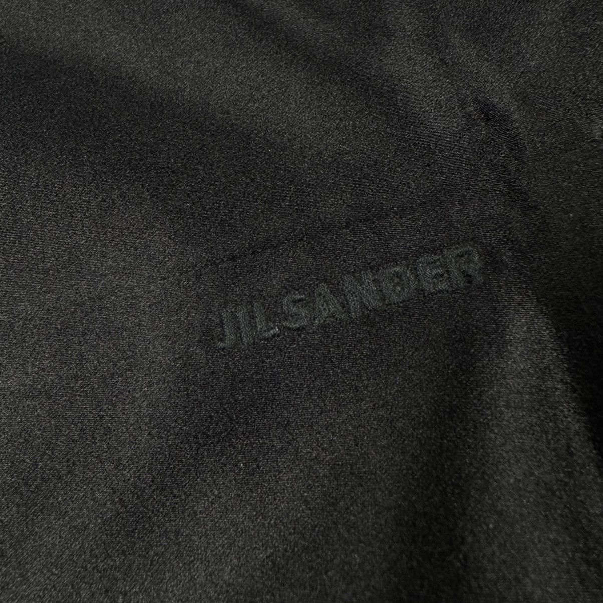 Jil Sander Rare Jil Sander Black Satin Hand Bag Clutch Shoulder Bag Size ONE SIZE - 7 Thumbnail