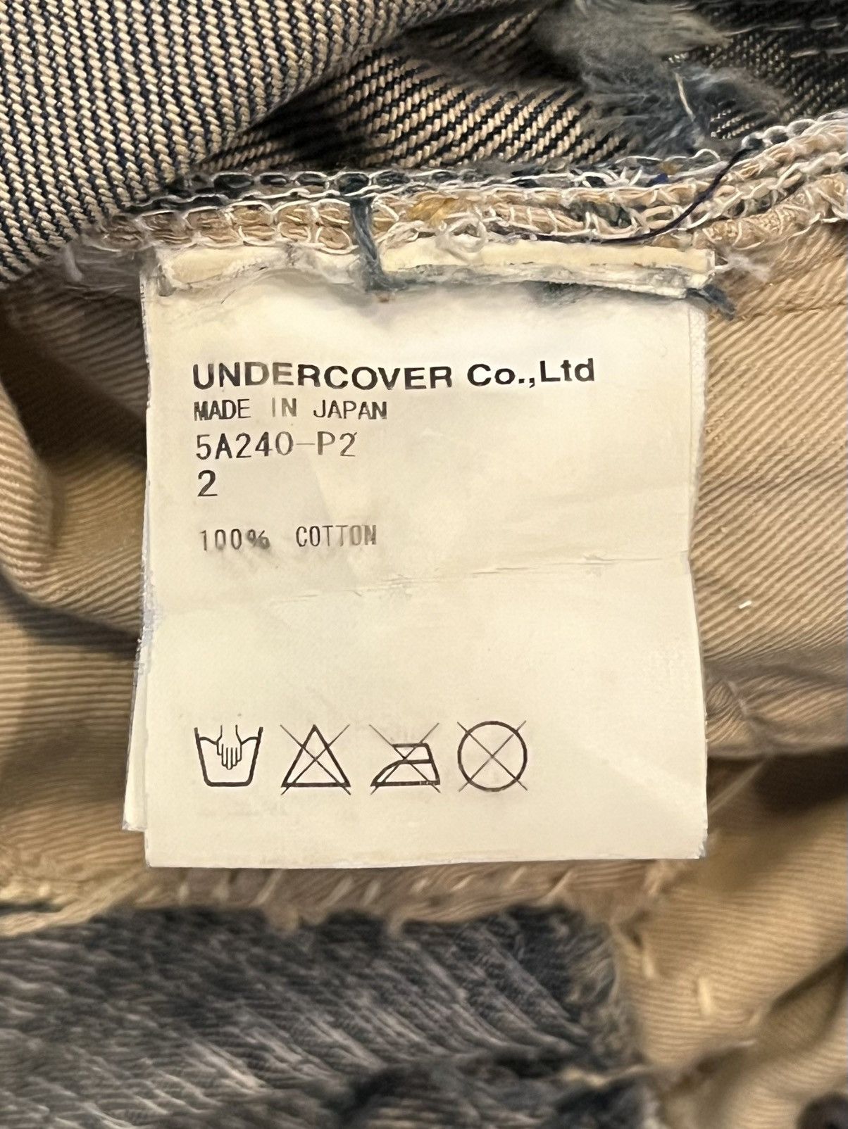 Undercover AW05 Arts and Crafts 85 Distressed Denim Size US 32 / EU 48 - 13 Thumbnail