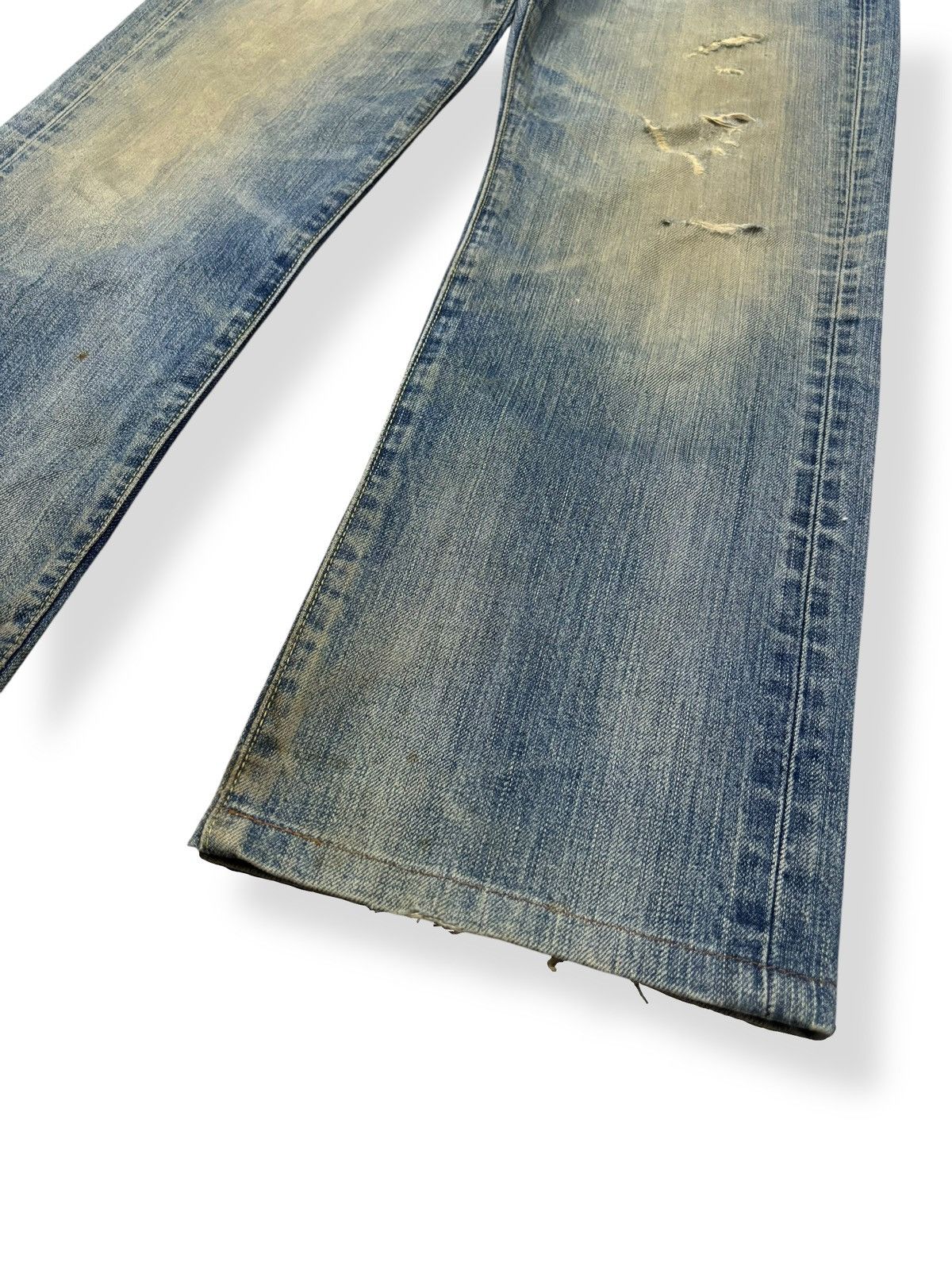 Undercover × Uniqlo Vintage Uniqlo S002 Mud Wash Distressed Grunge Jeans Size US 31 - 9 Thumbnail