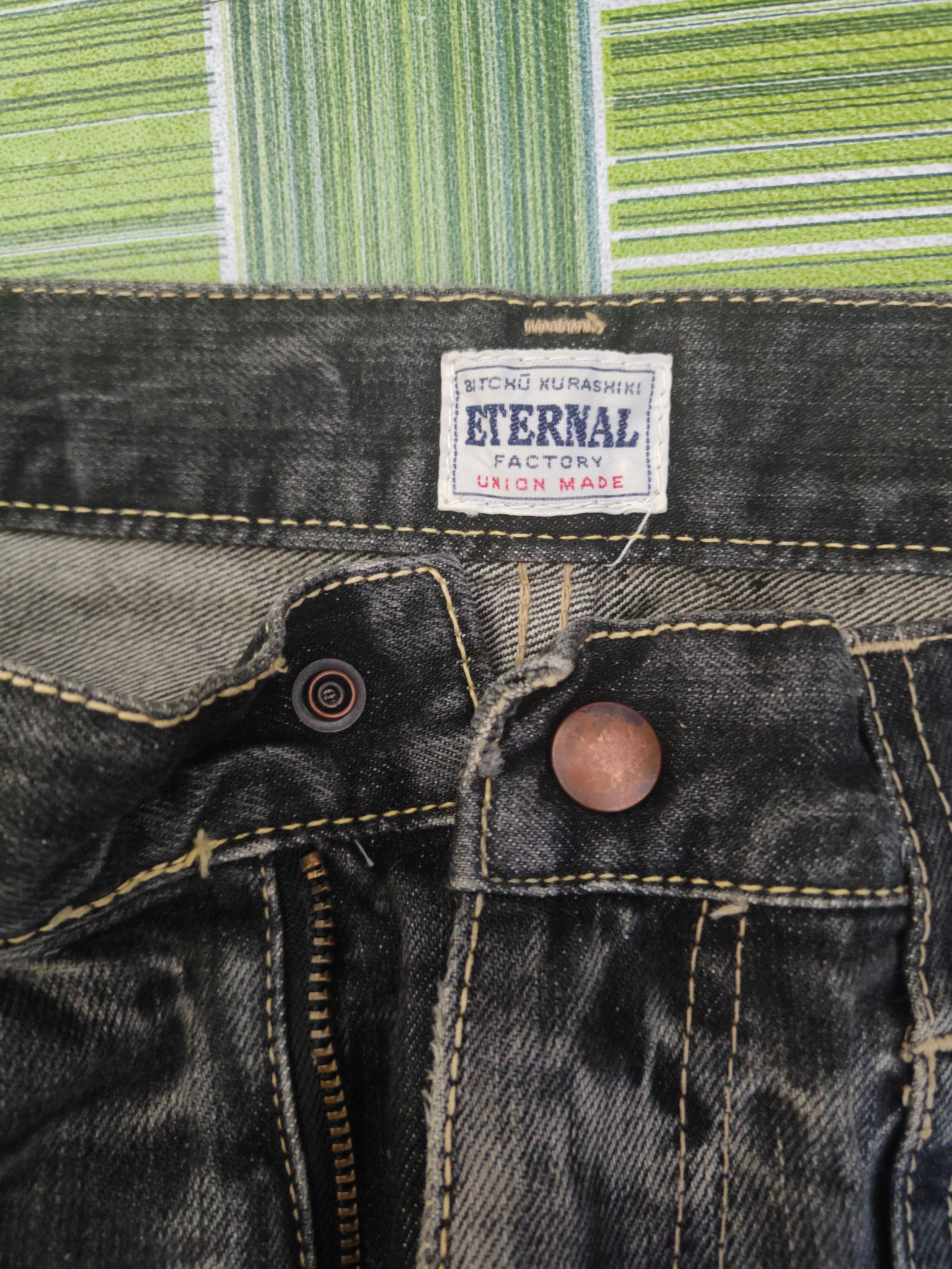 Eternal DL Eternal Black Distressed Ripped Jeans #1930 Size US 33 - 15 Thumbnail