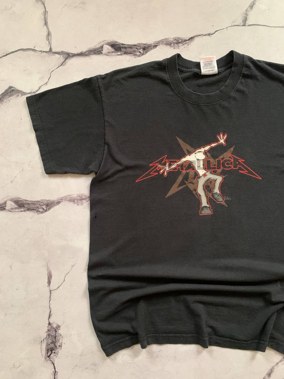 Band Tees Vintage Metallica 00s T-Shirt Faded Tony Squindo Art Size US M / EU 48-50 / 2 - 4 Thumbnail