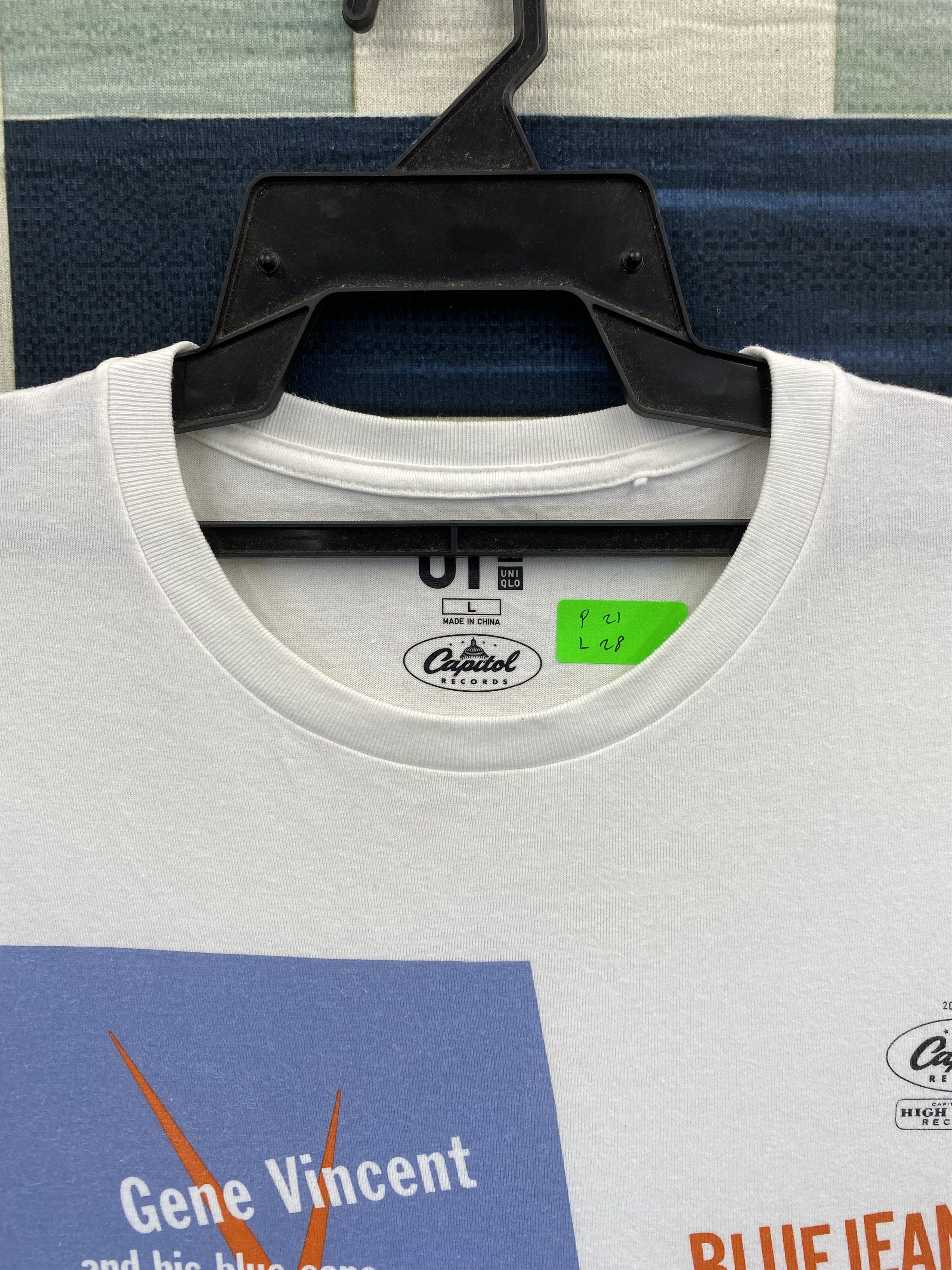 Band Tees Gene Vincent & His Blue Caps Blue Jean Bop Promo T-Shirt Size US L / EU 52-54 / 3 - 5 Thumbnail