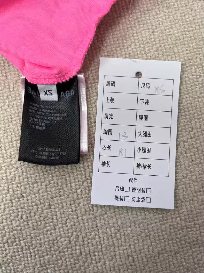 Balenciaga Balenciaga Logo letter print casual round-neck short-sleev Size XS / US 0-2 / IT 36-38 - 5 Thumbnail