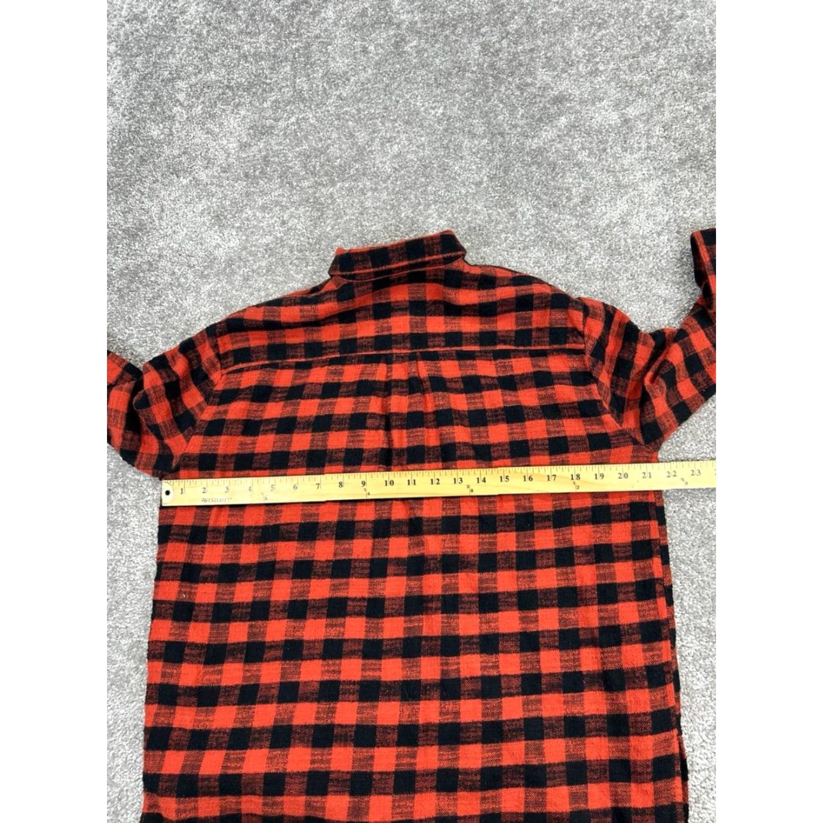 Madewell Madewell Shirt Womens Small Red Black Cotton Flannel Button Up Plaid Long Sleeve Casual Womens Size S / US 4 / IT 40 - 5 Thumbnail