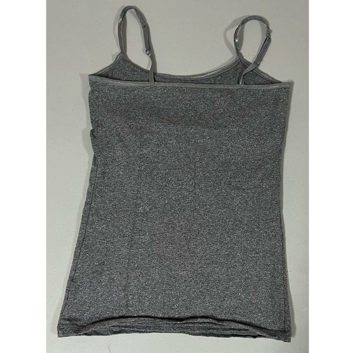 Sonoma SO Gray Grey Cami Shelf-Bra Camisole Tank Top Shirt Size S 🩶 Size S / US 4 / IT 40 - 3 Thumbnail