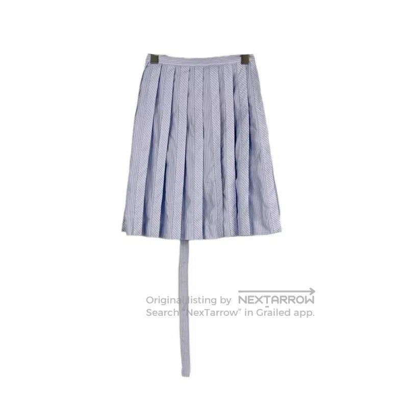 Dior Dior Size U Light blue vertical pattern functional wind bel Size 24" / US 00 / IT 34 - 2 Thumbnail