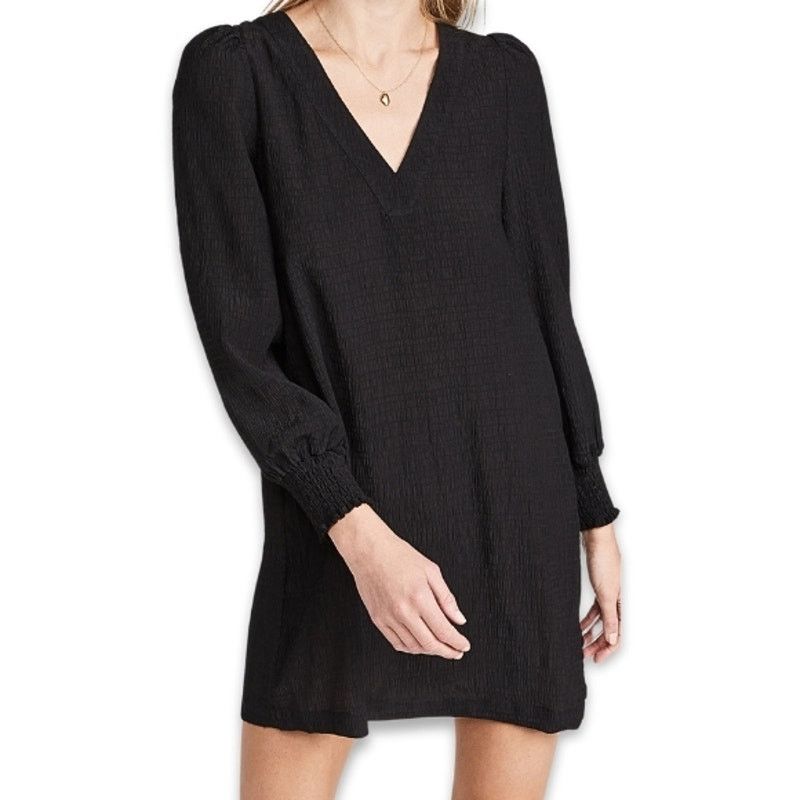 Other BB Dakota x Steve Madden Shift Dress V-Neck Black XS NWOT Size XS / US 0-2 / IT 36-38 - 1 Thumbnail