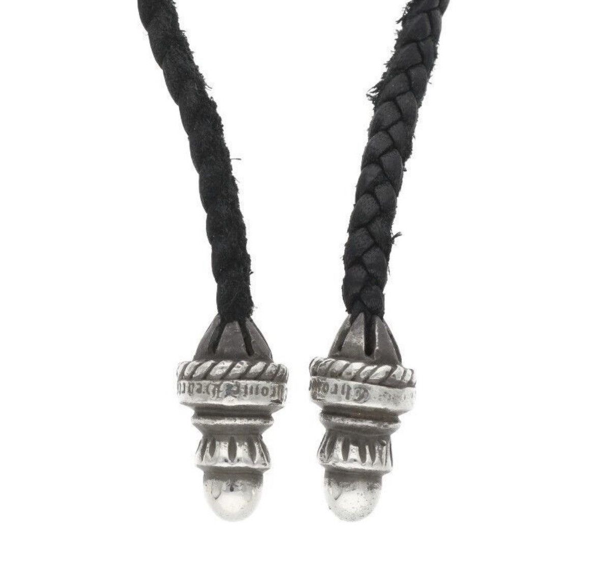 Chrome Hearts Chrome Hearts Ch Cross Leather Braid Necklace Size ONE SIZE - 4 Thumbnail