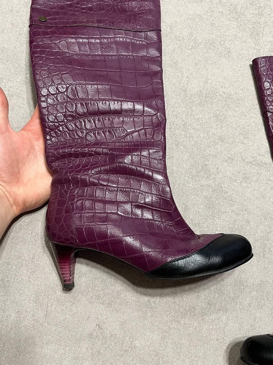 Roberto Cavalli Rare Roberto Cavalli Vintage Women`s Leather Heels Boots 37 Size US 7 / IT 37 - 4 Thumbnail