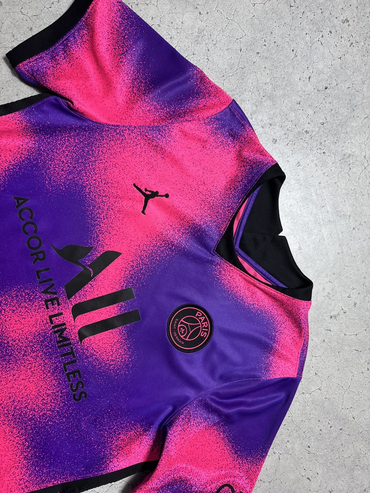 Jordan Brand Nike Air Jordan FC PSG Paris Saint Germain Soccer Jersey Size US L / EU 52-54 / 3 - 5 Thumbnail