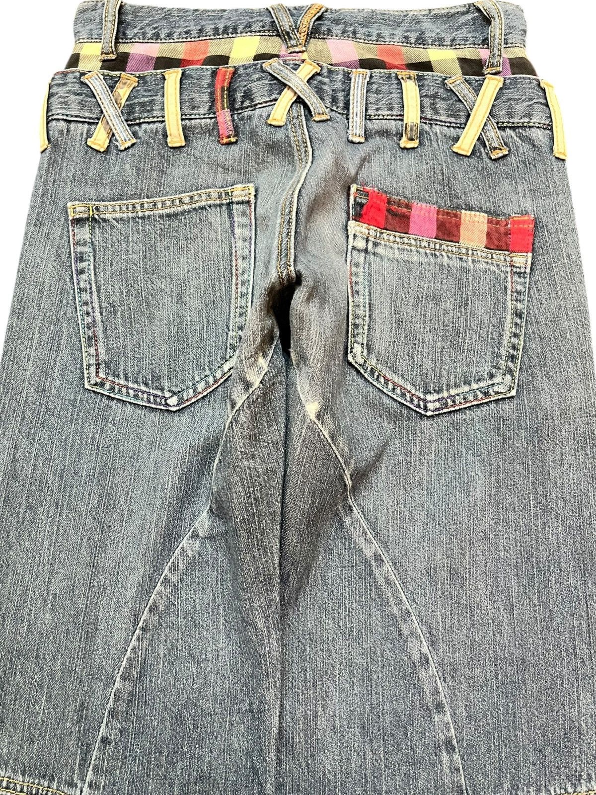 Japanese Brand Vintage Japanese Brand Double Waist Denim Size US 26 / EU 42 - 7 Thumbnail