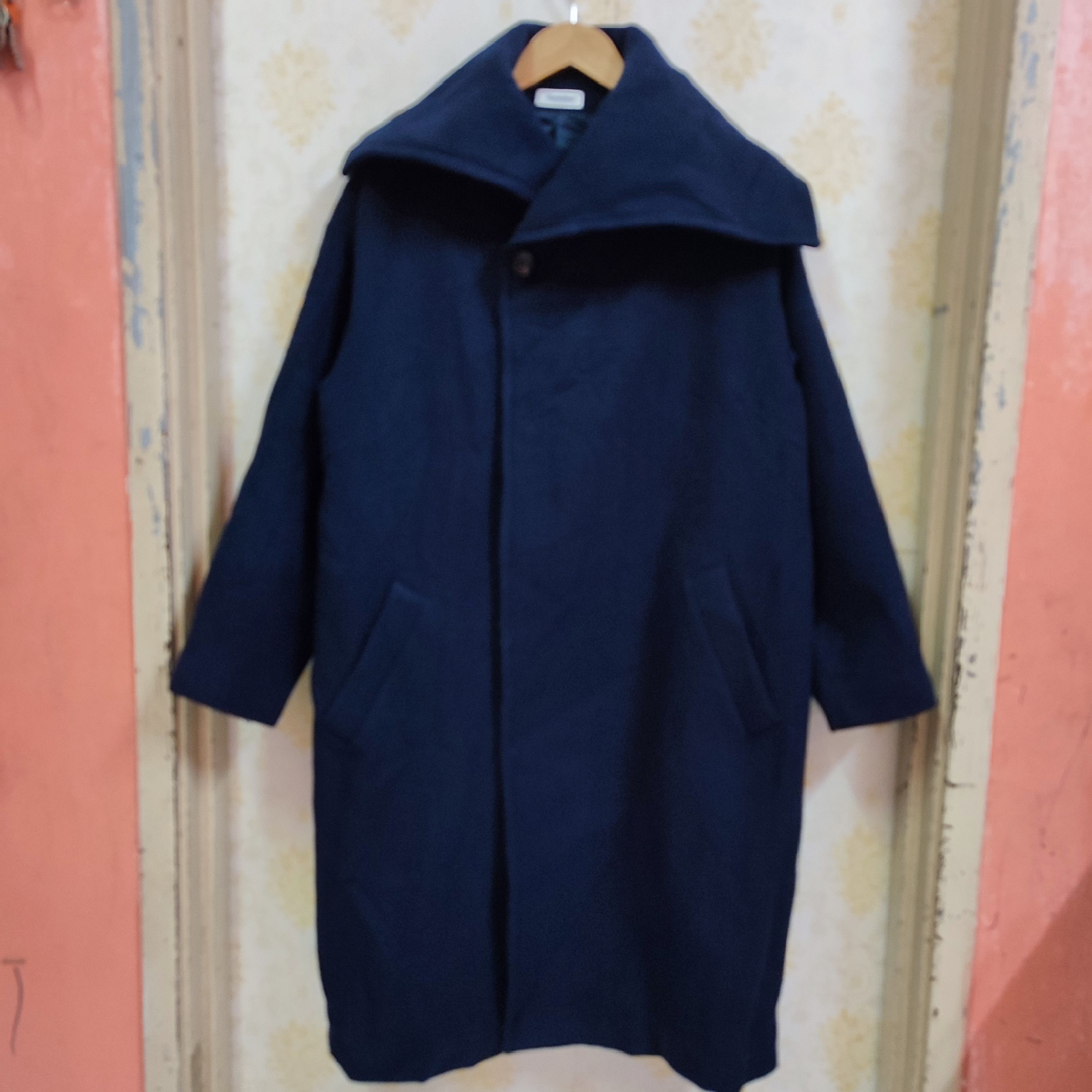 Issey Miyake × Japanese Brand × Vintage VINTAGE PLANTATION ISSEY MIYAKE WOOL LONG COAT Size US M / EU 48-50 / 2 - 1 Thumbnail