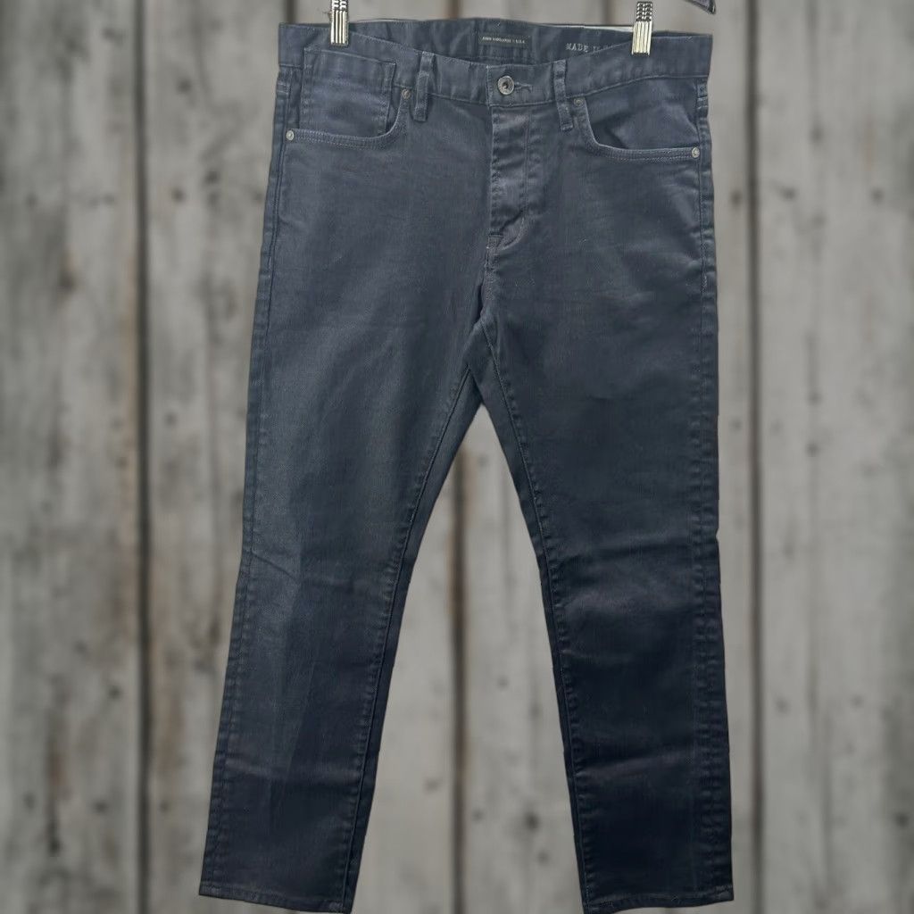 John Varvatos John Varvatos Jeans Mens 32 x 29 Black Bowery Denim Slim Straight Pants Preppy Size US 32 / EU 48 - 1 Thumbnail
