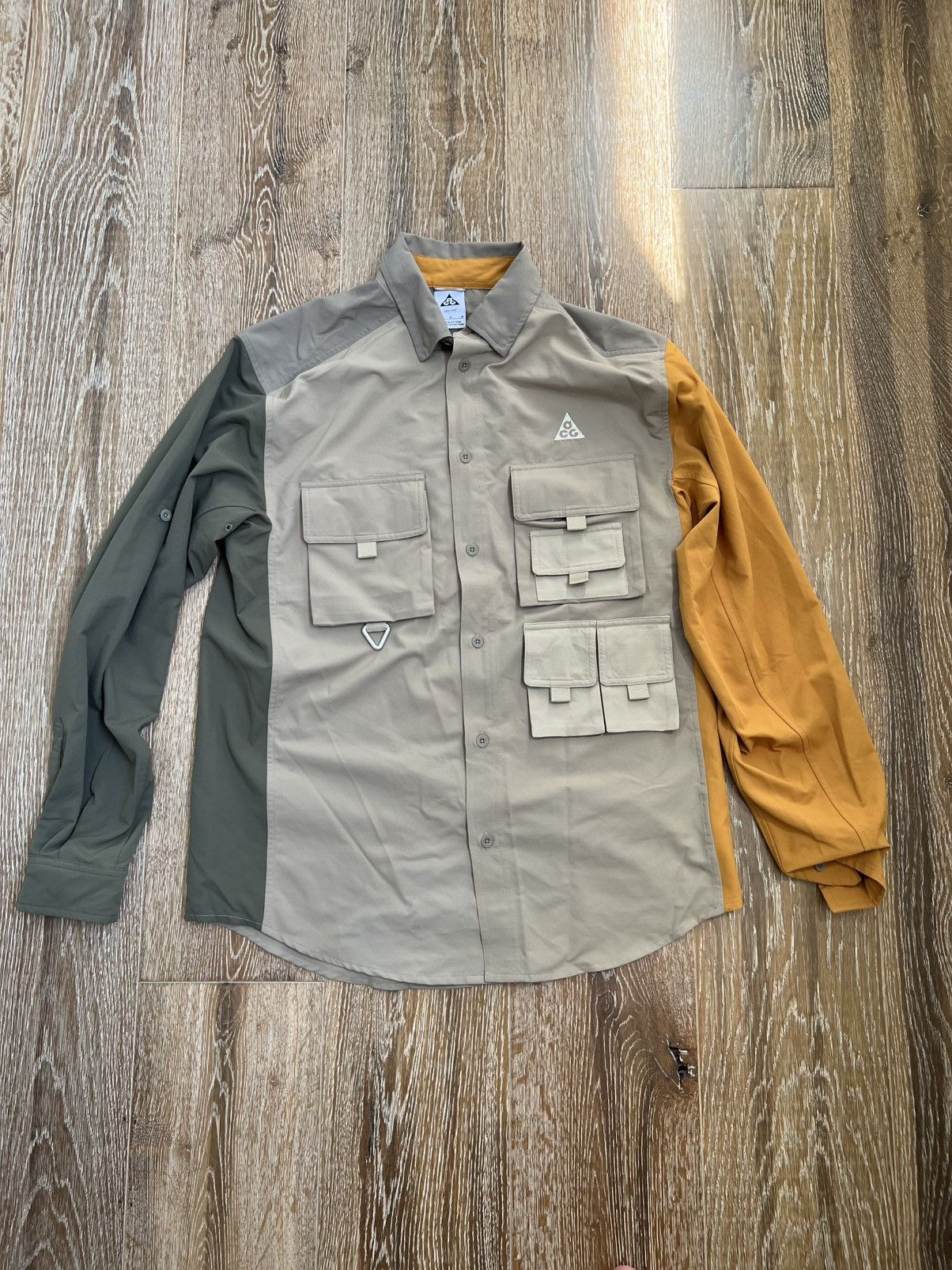 Nike ACG Devastation Trail Dri-Fit Shirt Khaki Matte Olive
