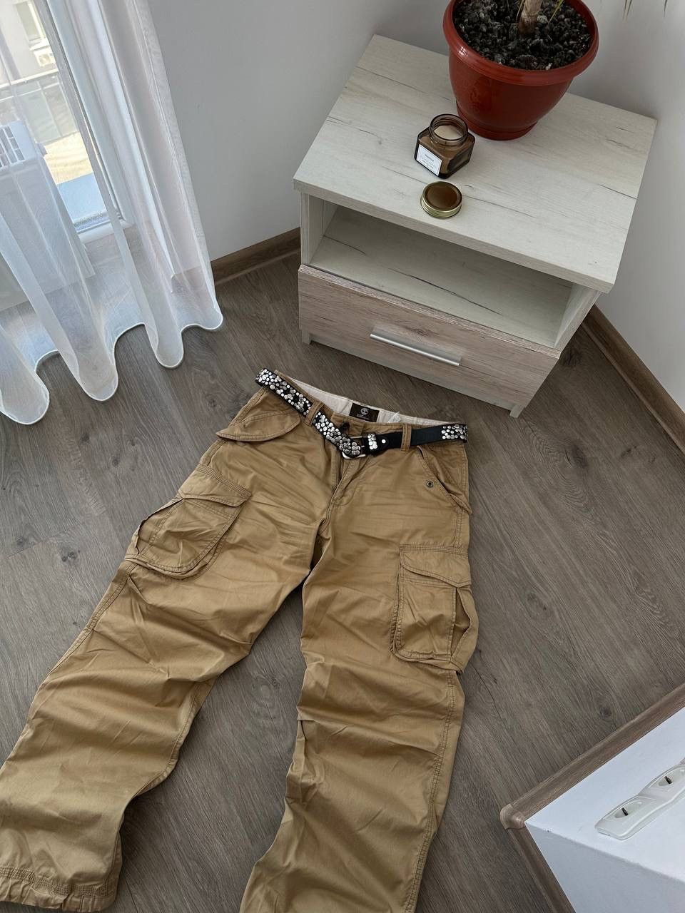 Timberland × Vintage Vintage Timberland Cargo Beige Duxbury Pants Size US 32 / EU 48 - 3 Thumbnail