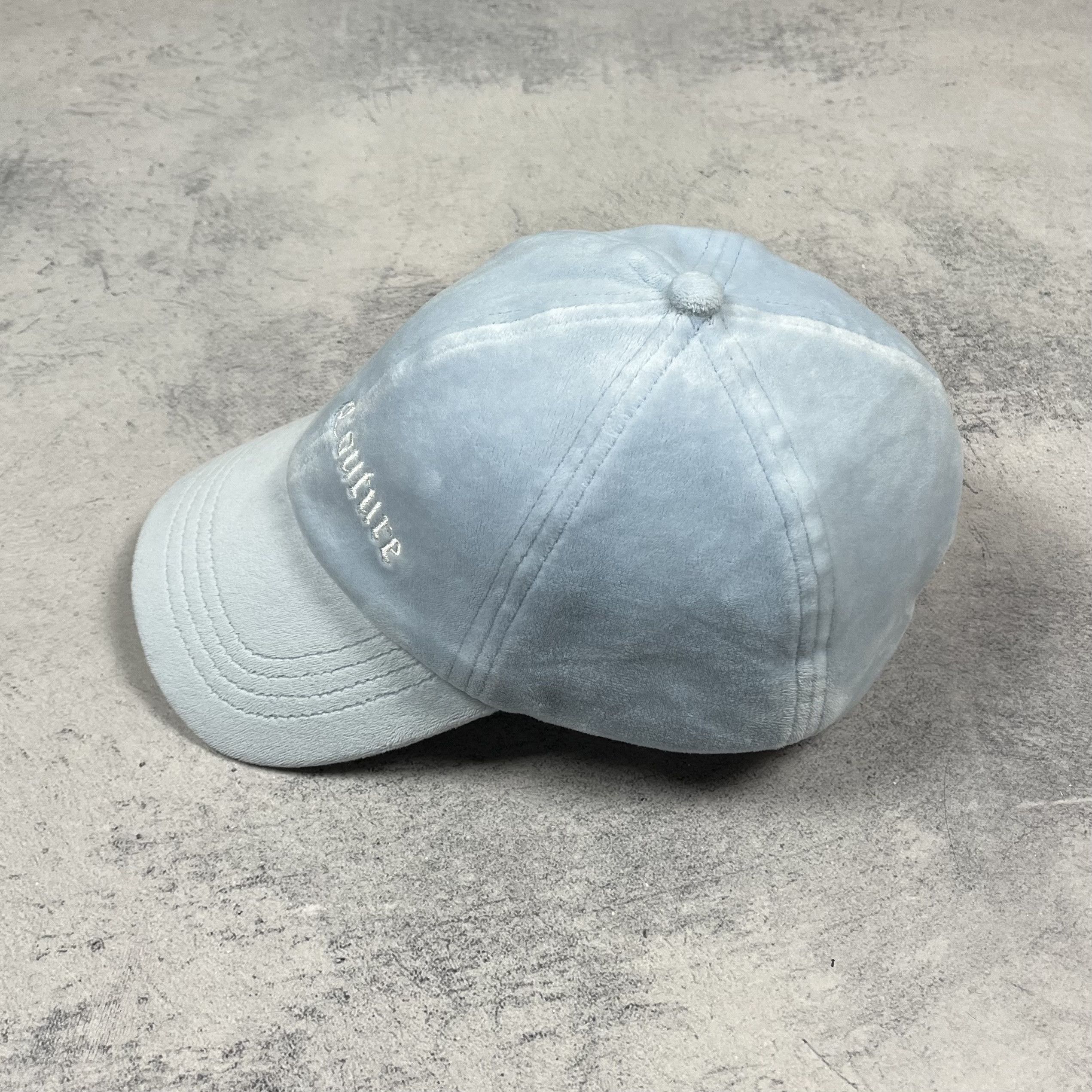 Juicy Couture Juicy Couture Baby Blue Y2K Velour Baseball Cap Size ONE SIZE - 4 Thumbnail