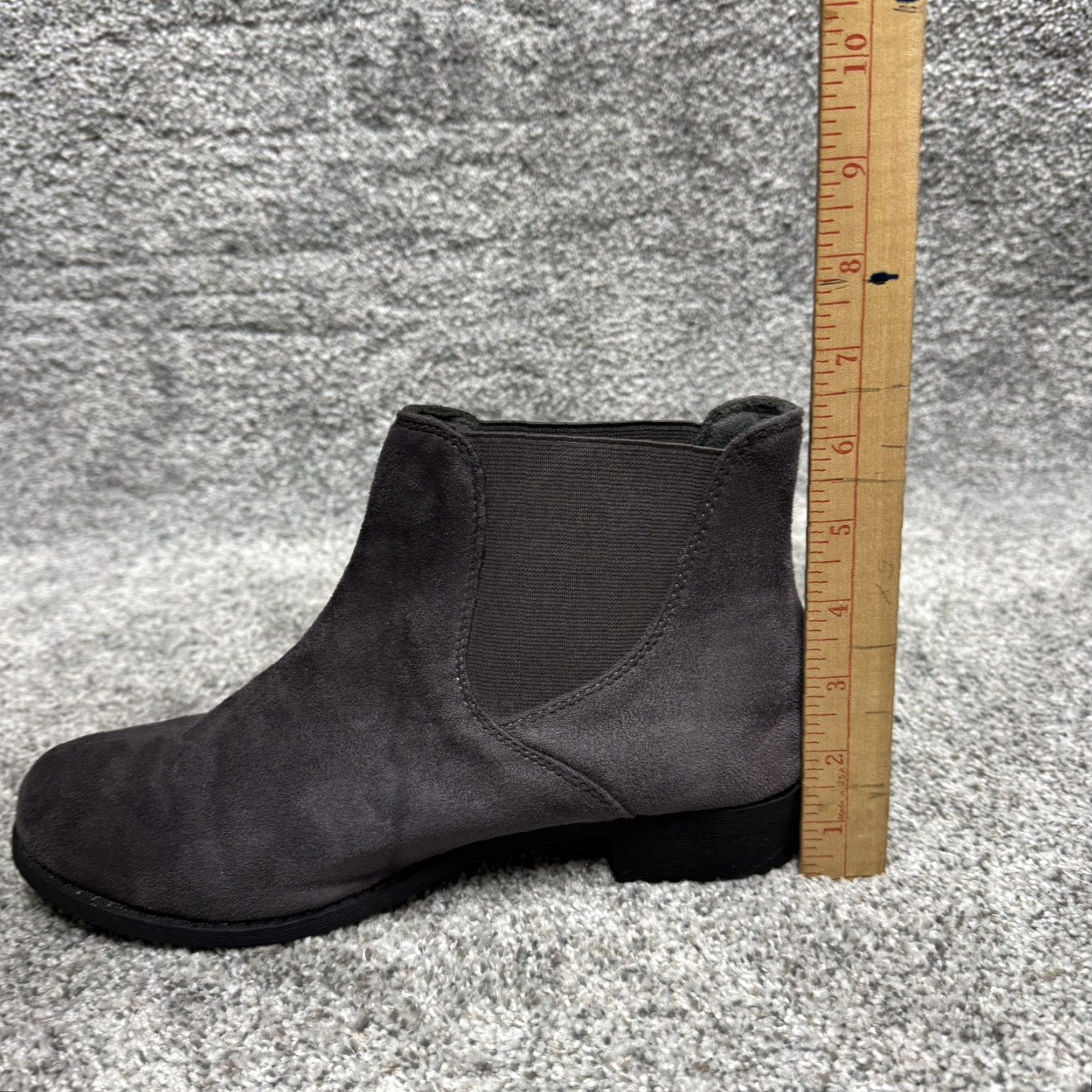 Vintage Grays Chelsea Boots Womens Size 9 Suede Streetwear Biker Edgy Goth Witchy Purple Chelsea Boots Womens Size 9 Suede Size US 9 / IT 39 - 7 Thumbnail