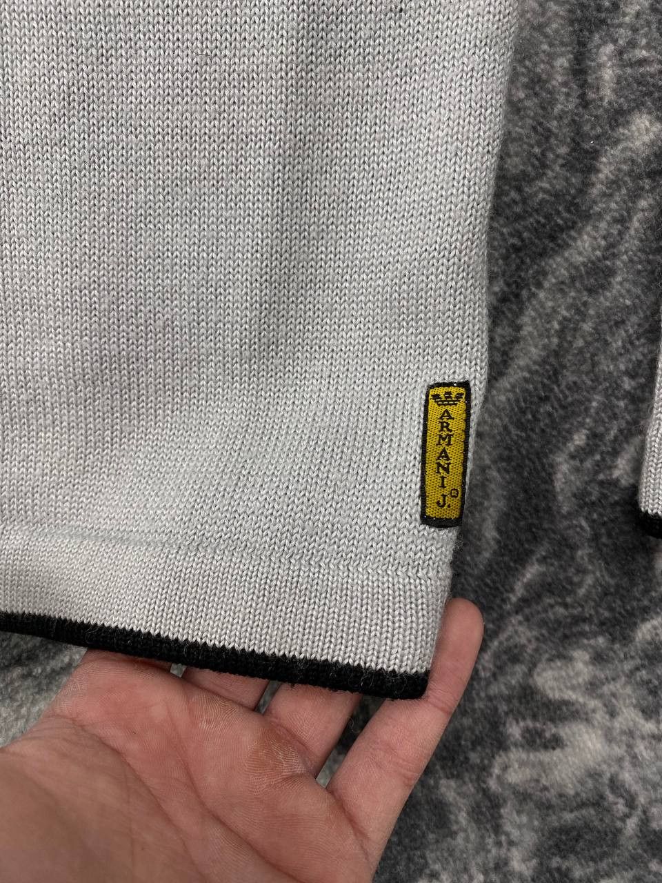 Armani Armani Full Zip Sweater Logo AJ Men Size L White Size US L / EU 52-54 / 3 - 3 Thumbnail