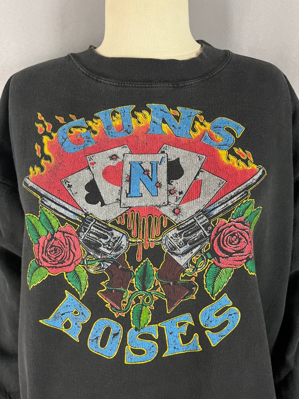 Guns N' Roses Guns N Roses Crewneck Vintage Size US M / EU 48-50 / 2 - 1 Thumbnail
