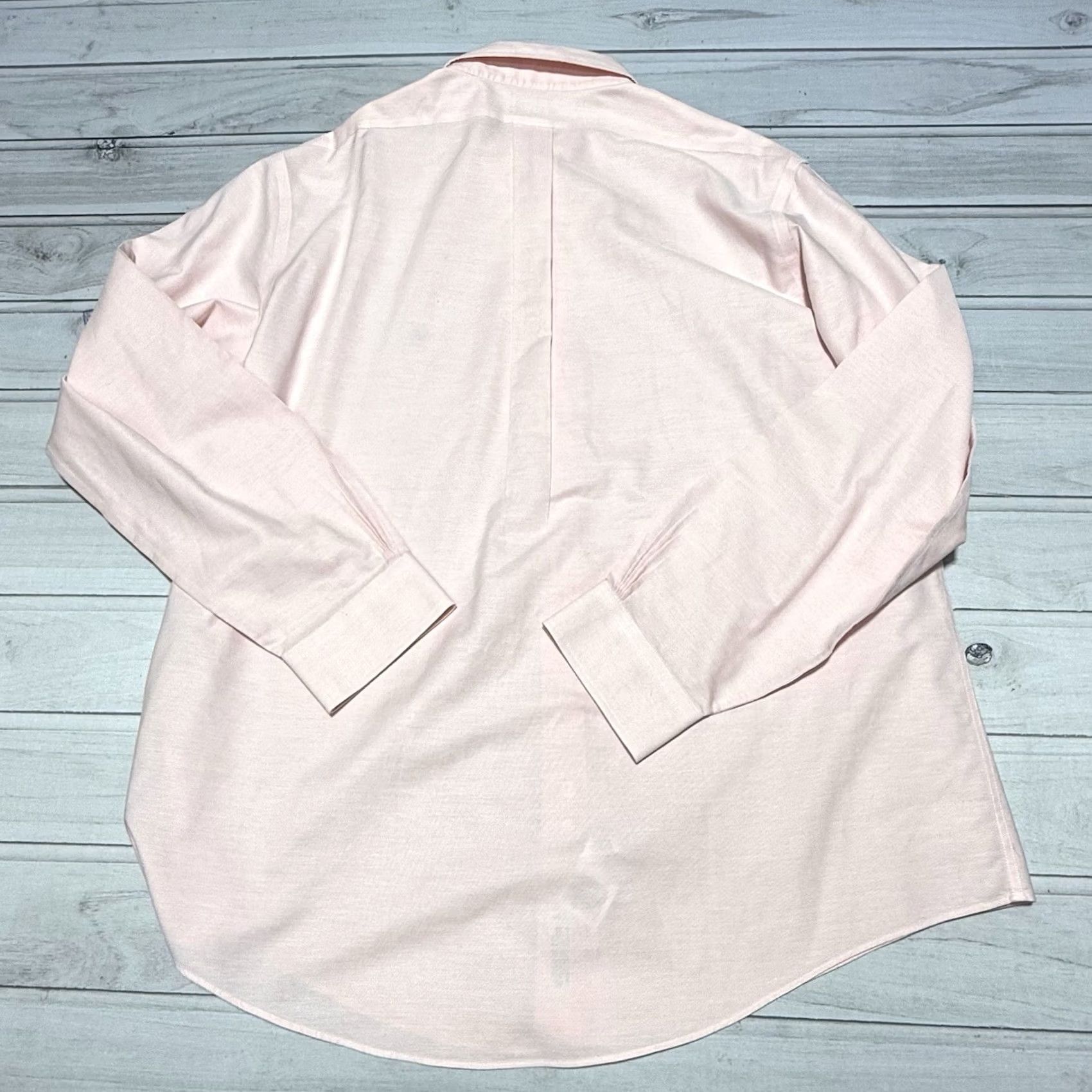 Brooks Brothers Brooks Brothers Shirt XL Pink Oxford Dress Shirt OCBD Regent Non Iron Supima Regular Long Sleeve Button-Down Size 46R - 3 Thumbnail