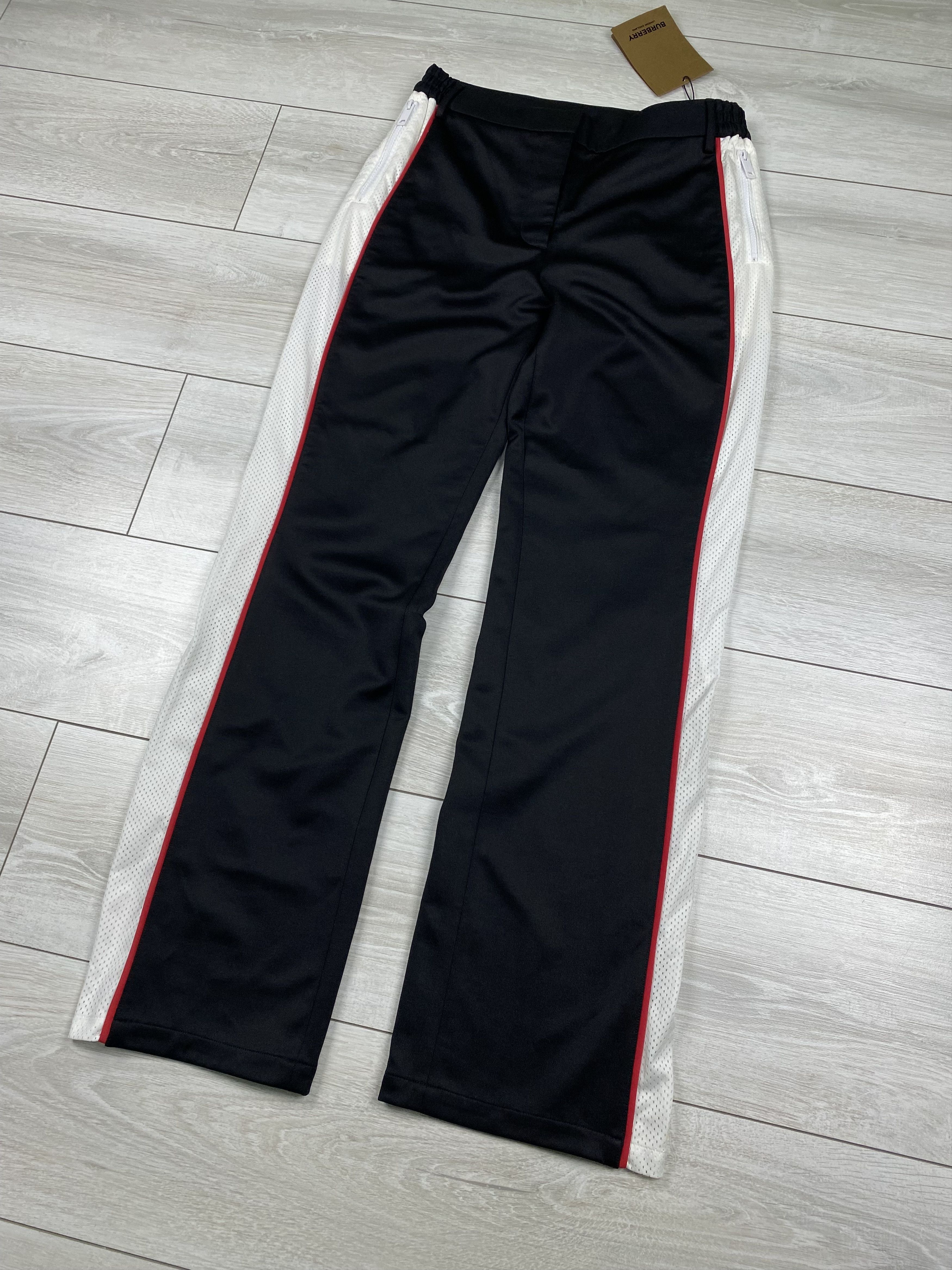 Burberry Burberry Mesh Striped Jersey Tailored Trouser pants Size 27" / US 4 / IT 40 - 2 Thumbnail