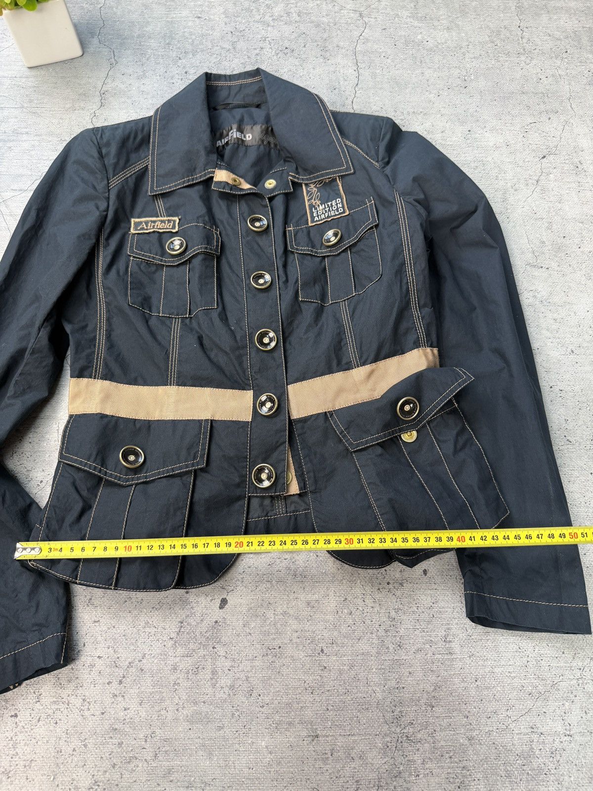 Hysteric Glamour Japan Cropped Miss Sixty Style Denim Avantgarde Jacket Y2K Size M / US 6-8 / IT 42-44 - 9 Thumbnail