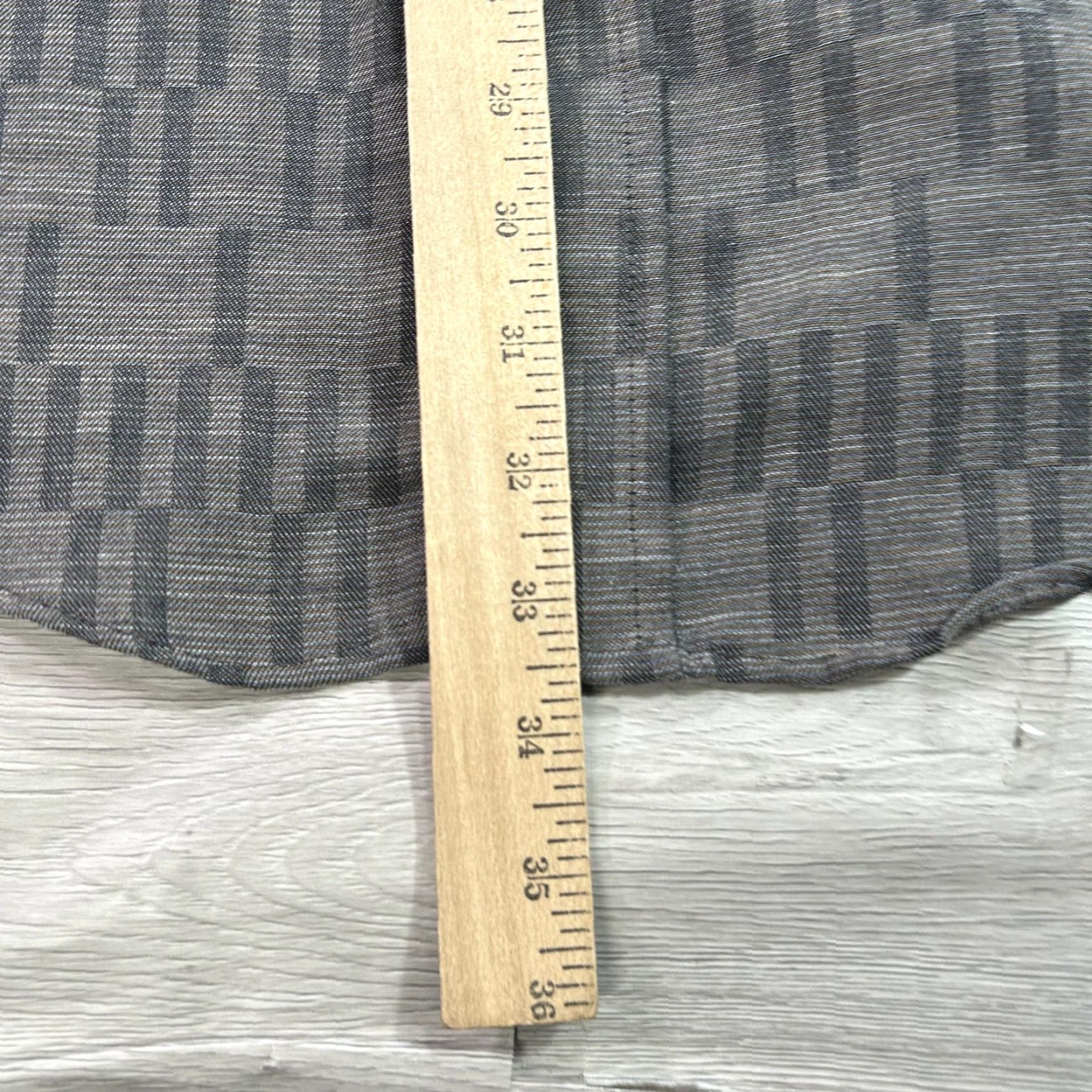 Armani Karman Shirt Mens Large Tall Gray Geometric Western Pearl Snap Long Sleeve Size US L / EU 52-54 / 3 - 6 Thumbnail