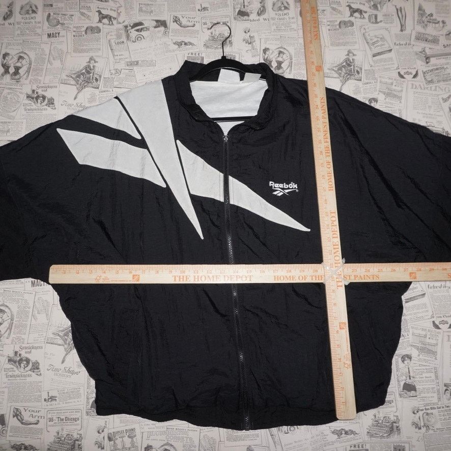 Reebok XL - Vintage Y2K reebok big logo embroider 1990s windbreaker Size US XL / EU 56 / 4 - 4 Thumbnail