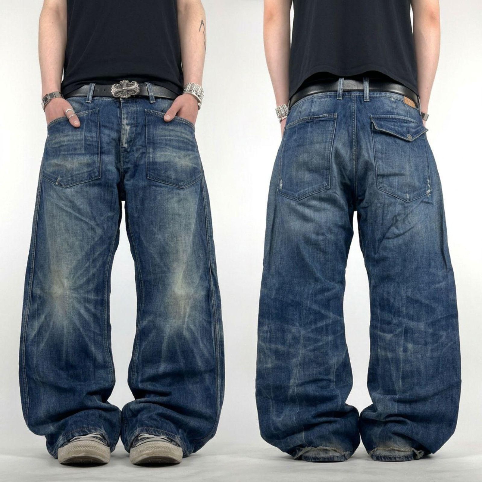 JNCO × Streetwear × Vintage Vintage 90s Kikwear Baggy Wide Leg