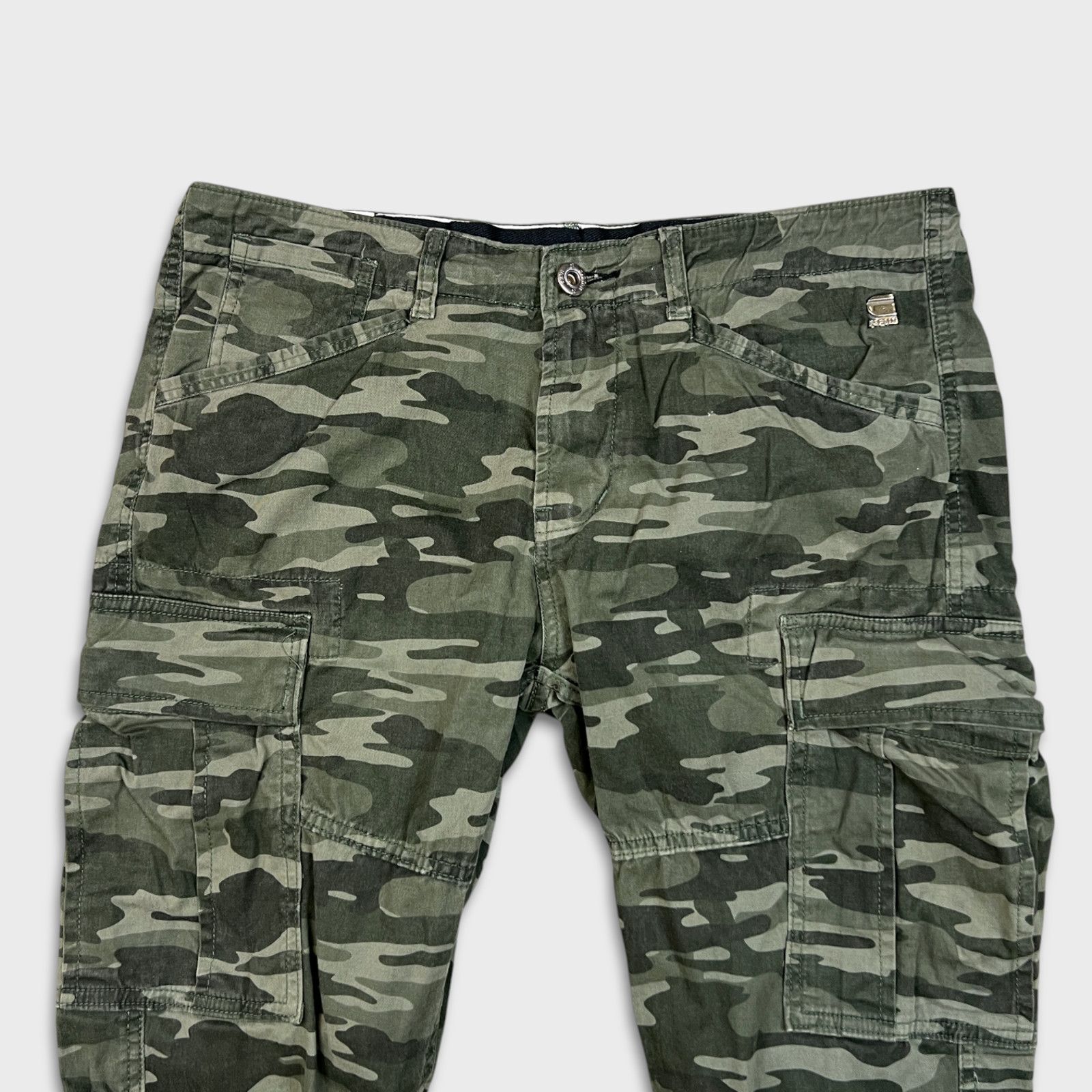 G-Star G Star Raw Pants 34x29 3301 Camo Slim Taper Cargo Utility Size US 34 / EU 50 - 2 Thumbnail