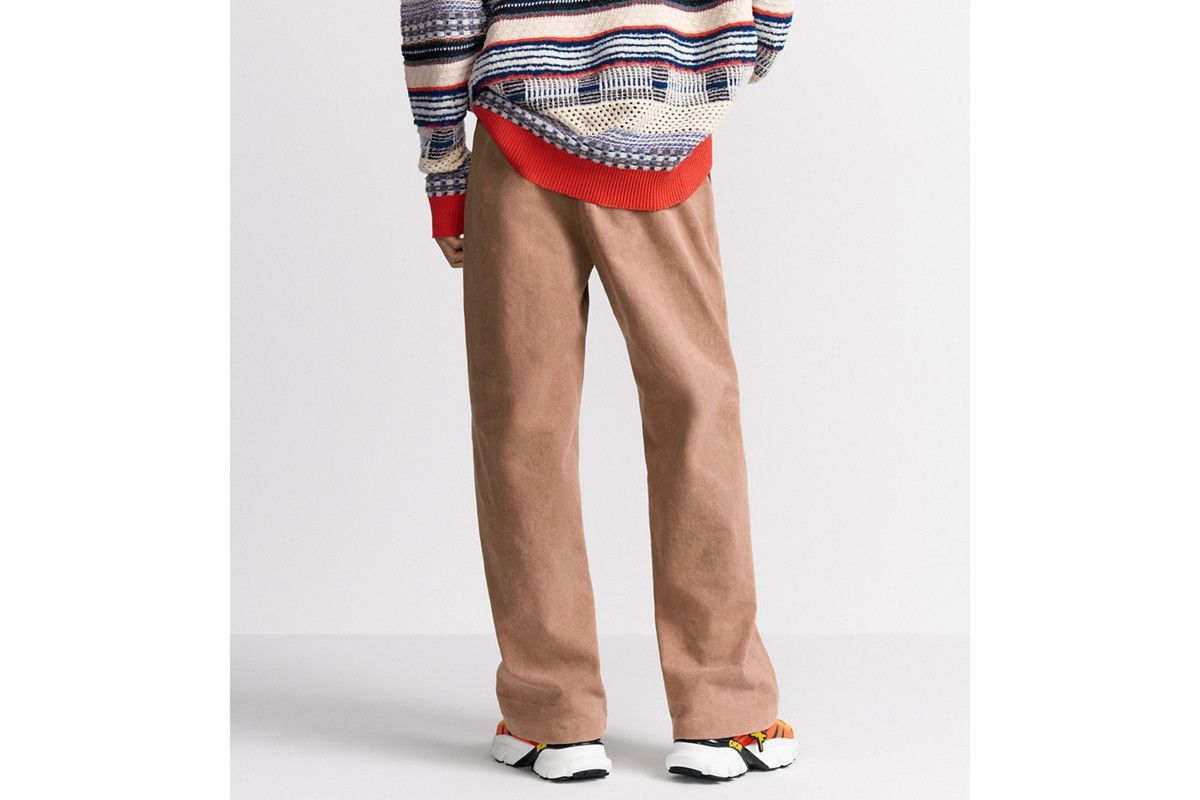 Dior o1bcso1str0326 Loose-Fit Pants in Beige Size US 32 / EU 48 - 5 Thumbnail