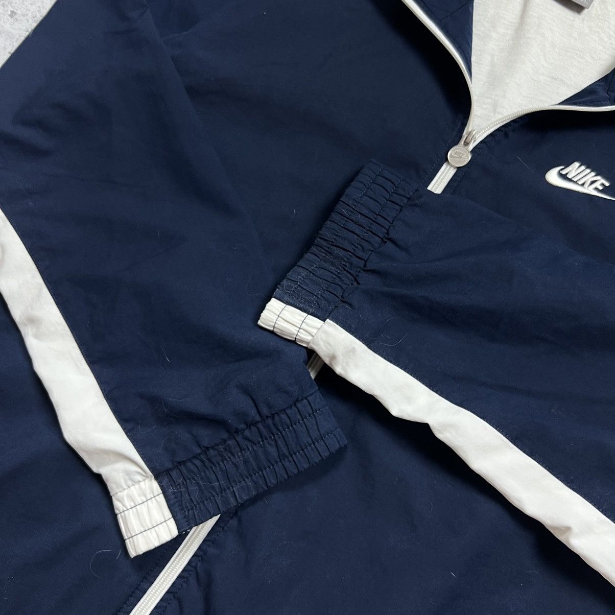 Nike 90s NIKE VINTAGE DOUBLE LOGO WINDBREAKER RETRO JACKET Size US M / EU 48-50 / 2 - 7 Thumbnail