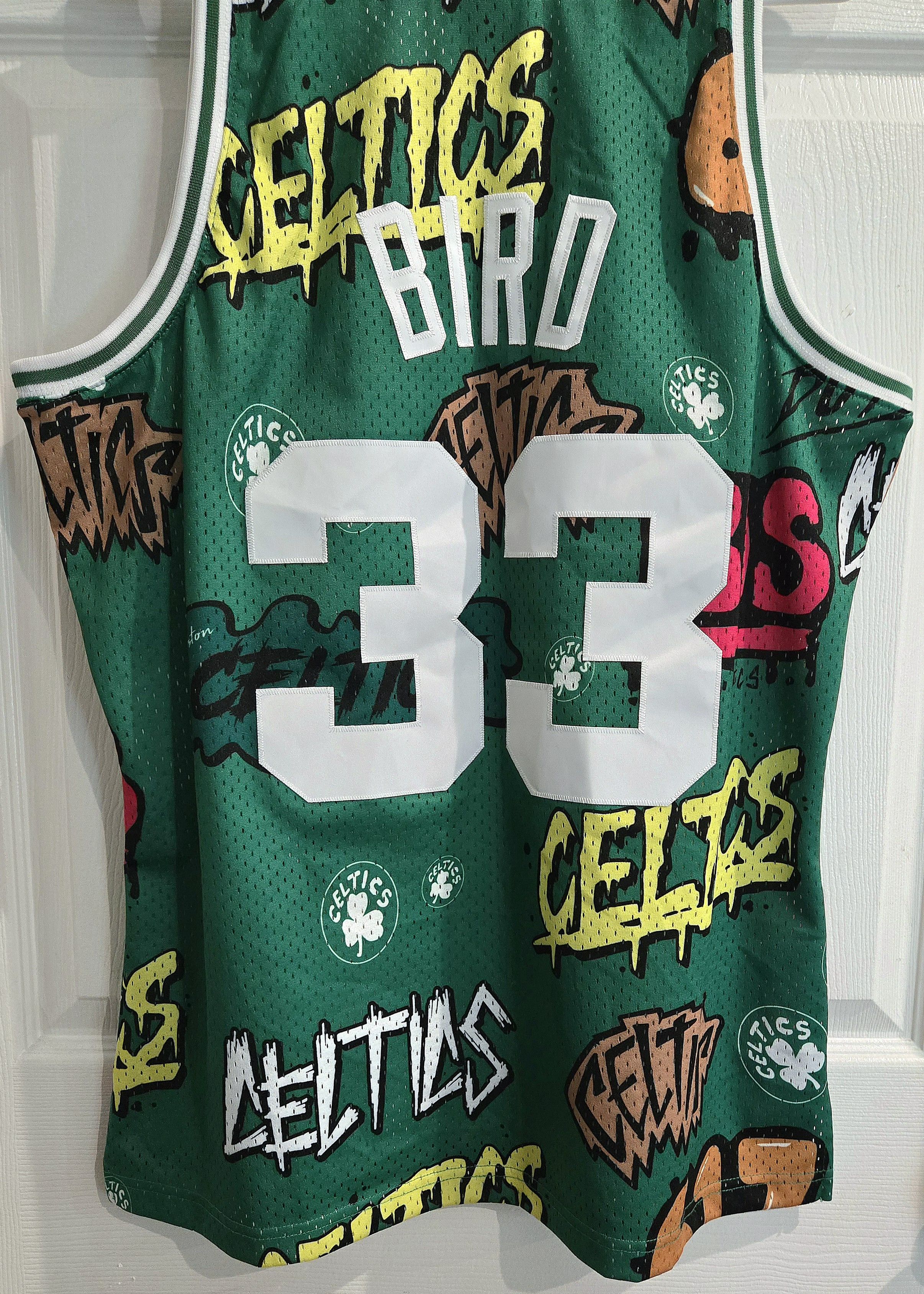 Mitchell & Ness × NBA NBA Larry Bird Boston Celtics Slap Sticker Swingman Jersey Size US L / EU 52-54 / 3 - 11 Thumbnail