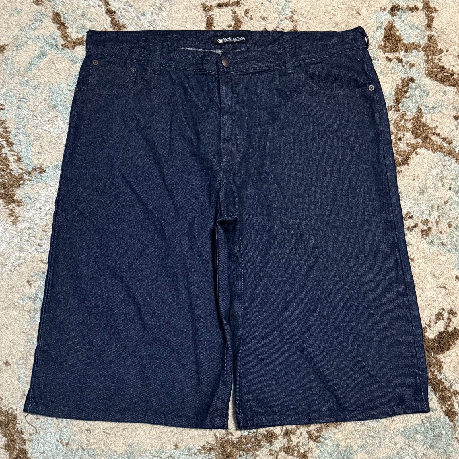 Ecko Unltd. Ecko Unltd Baggy Jean Shorts Size 42 Dark Wash Y2K Size US 42 / EU 58 - 2 Thumbnail
