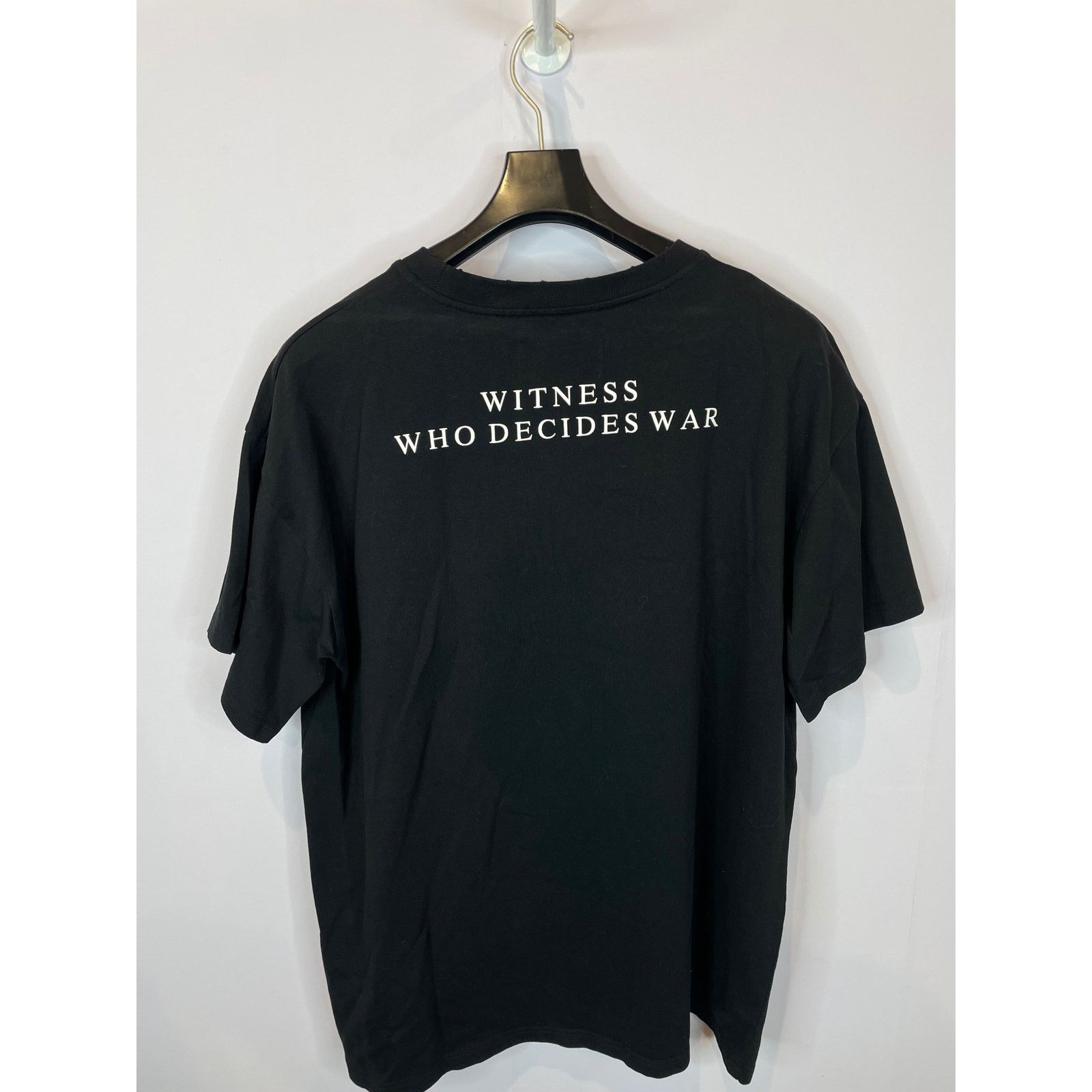 Who Decides War WDW Tee Black Witness Used Large Size US L / EU 52-54 / 3 - 4 Thumbnail