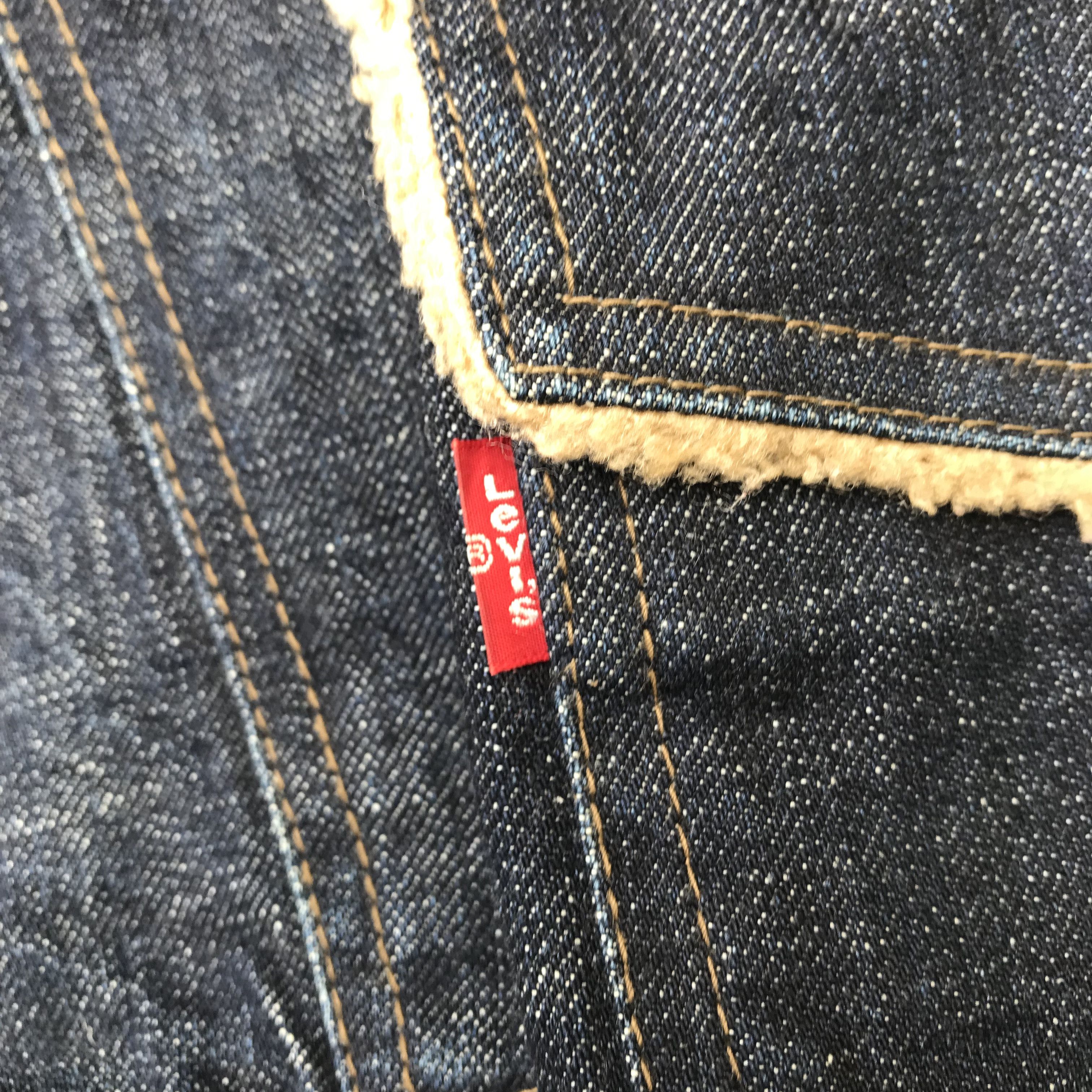 Levi's Levis Chore Sherpa Pocket Denim jeans Jacket Made in mexico Size US L / EU 52-54 / 3 - 4 Thumbnail
