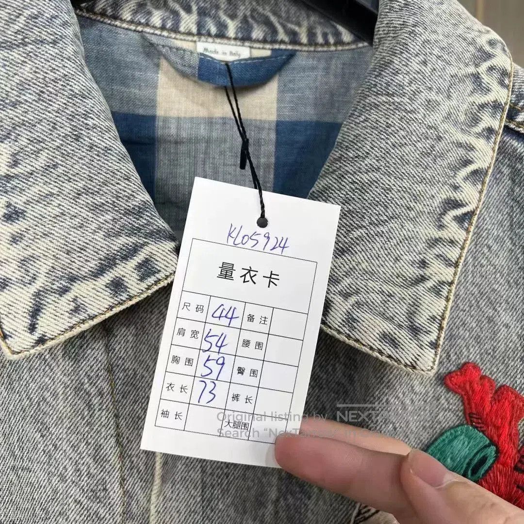 Other gucci embroidered denim jacket with skull design. Size US L / EU 52-54 / 3 - 8 Thumbnail