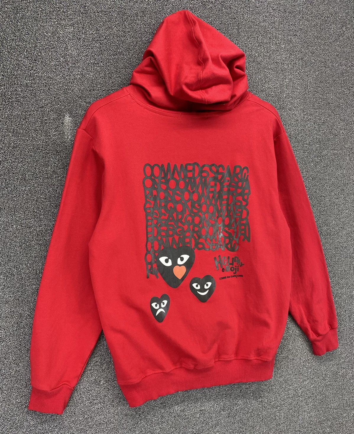Comme des Garcons Vintage Comme Des Garçons Play Red Hoodie Sweatshirts Size M / US 6-8 / IT 42-44 - 2 Thumbnail