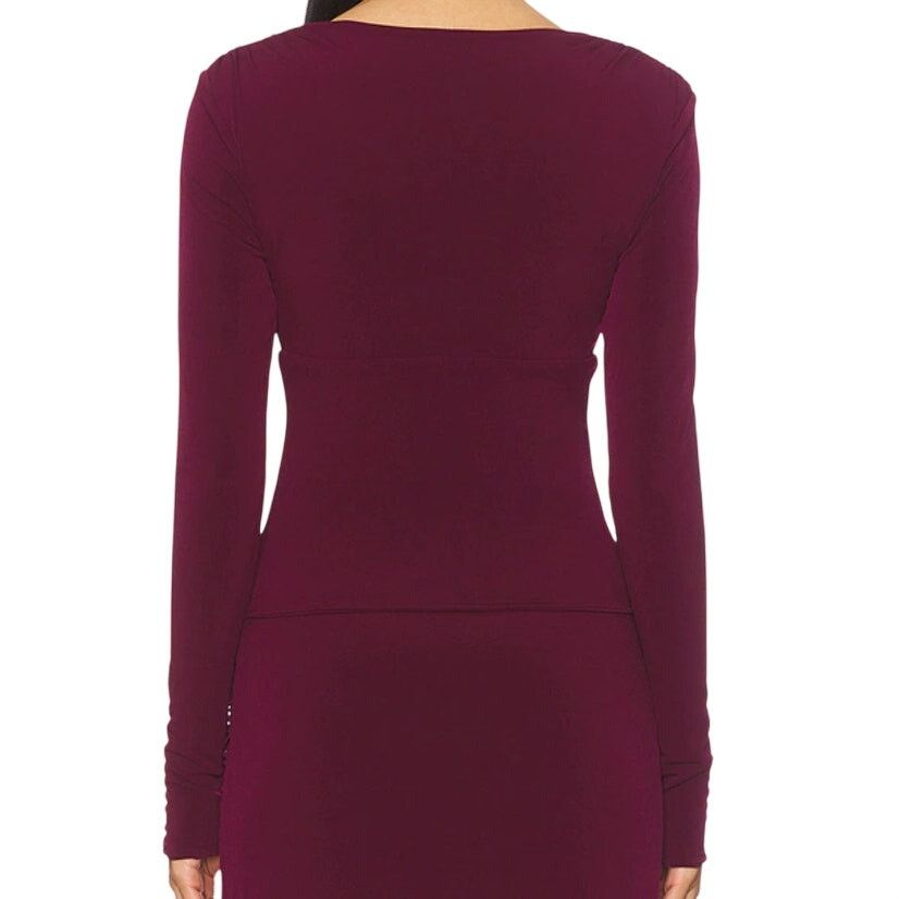 Lovers and Friends Lovers and Friends Leighton Top in Plum, Size XS Size XS / US 0-2 / IT 36-38 - 2 Thumbnail