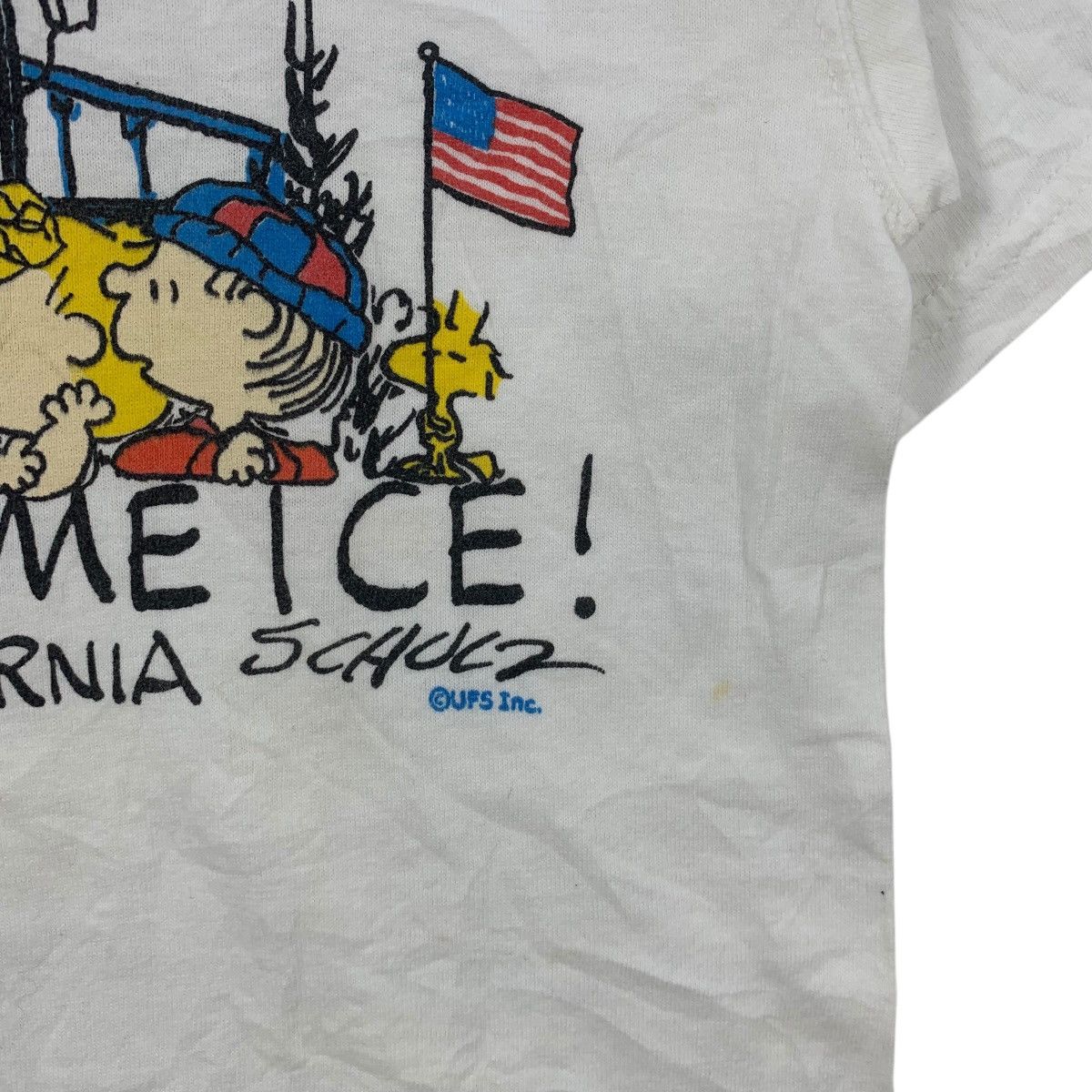 Vintage Vintage 90’ SNOOPY’S HOME ICE Rink Cartoon Peanuts Tee Shirt Size S / US 4 / IT 40 - 6 Thumbnail